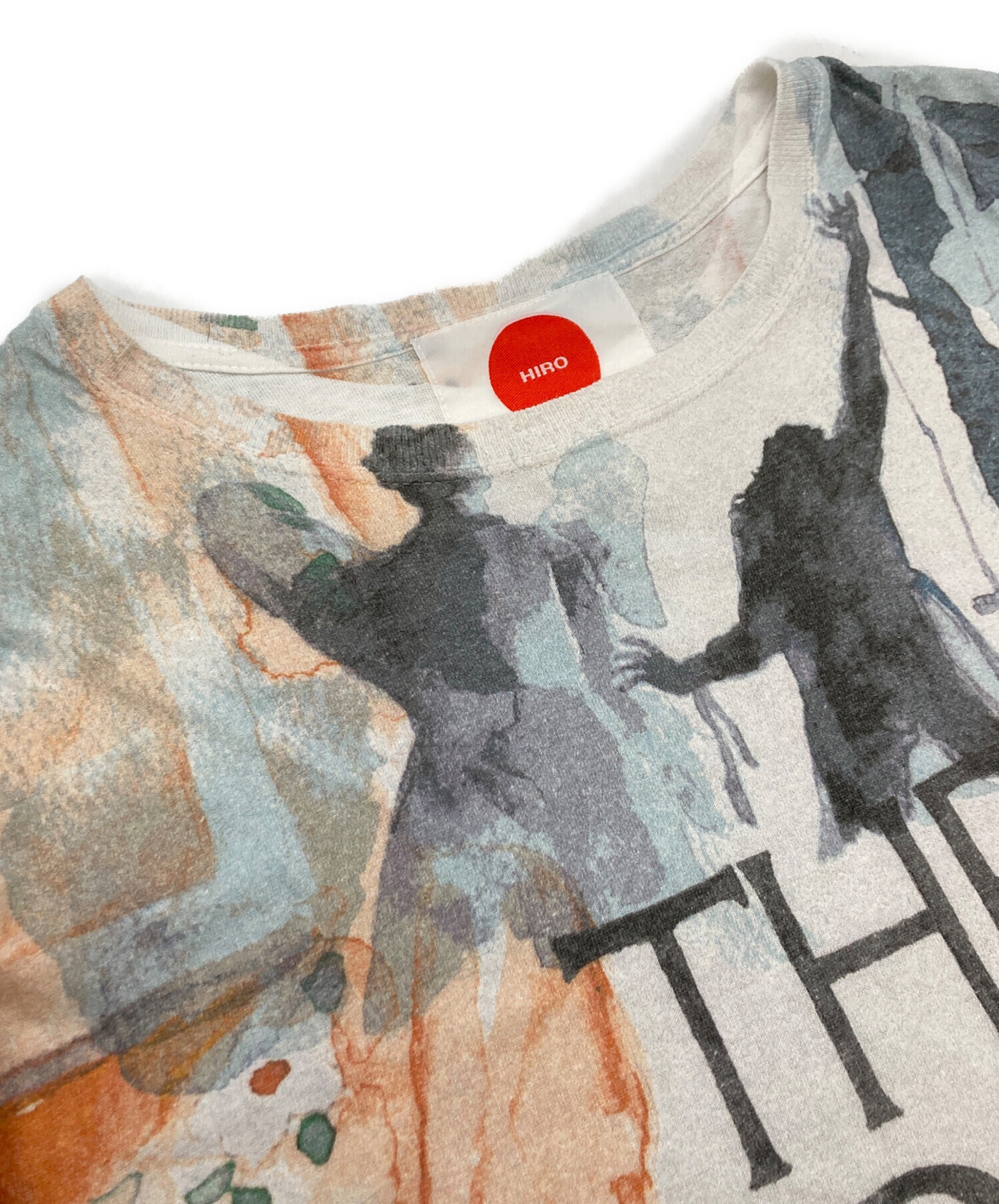 中古・古着通販】HIRO (ヒロ) EXORCIST TEE ホワイト×ブルー サイズ