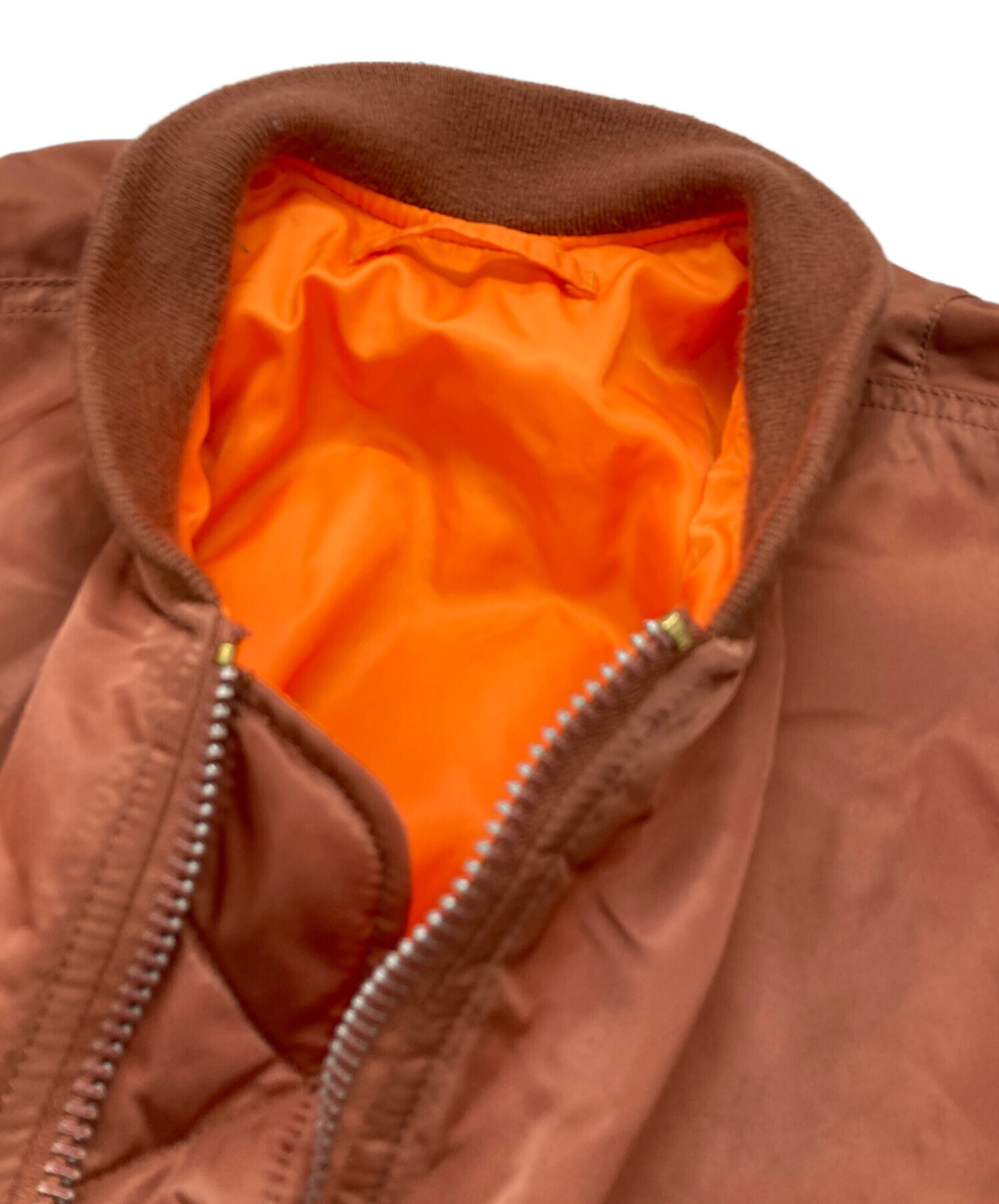 中古・古着通販】ALPHA (アルファ) フライトジャケット レッド サイズ