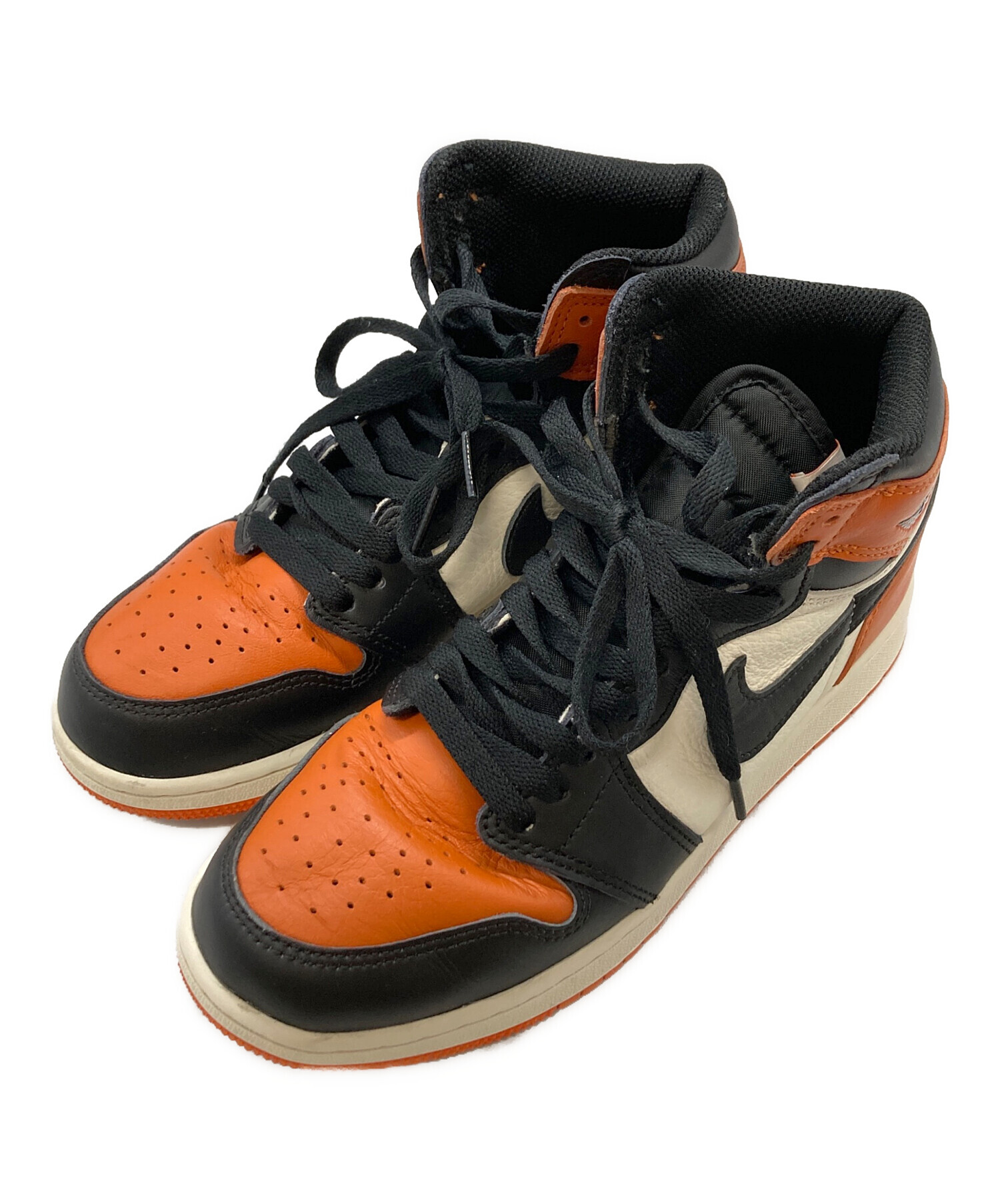 中古・古着通販】NIKE (ナイキ) AIR JORDAN 1 RETRO HIGH OG GS BLACK 