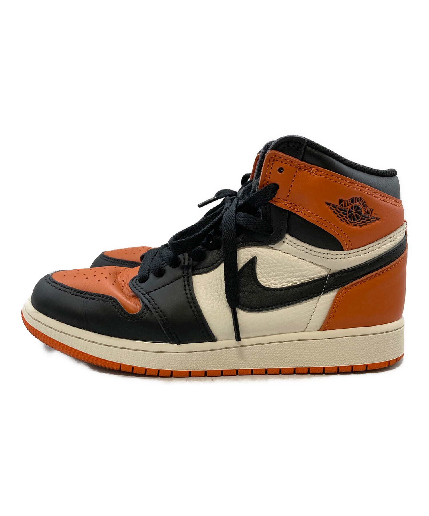 中古・古着通販】NIKE (ナイキ) AIR JORDAN 1 RETRO HIGH OG GS BLACK 