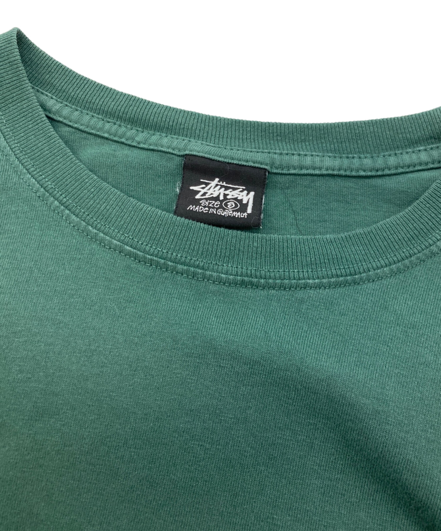中古・古着通販】Stussy (ステューシー) ロゴカットソー グリーン