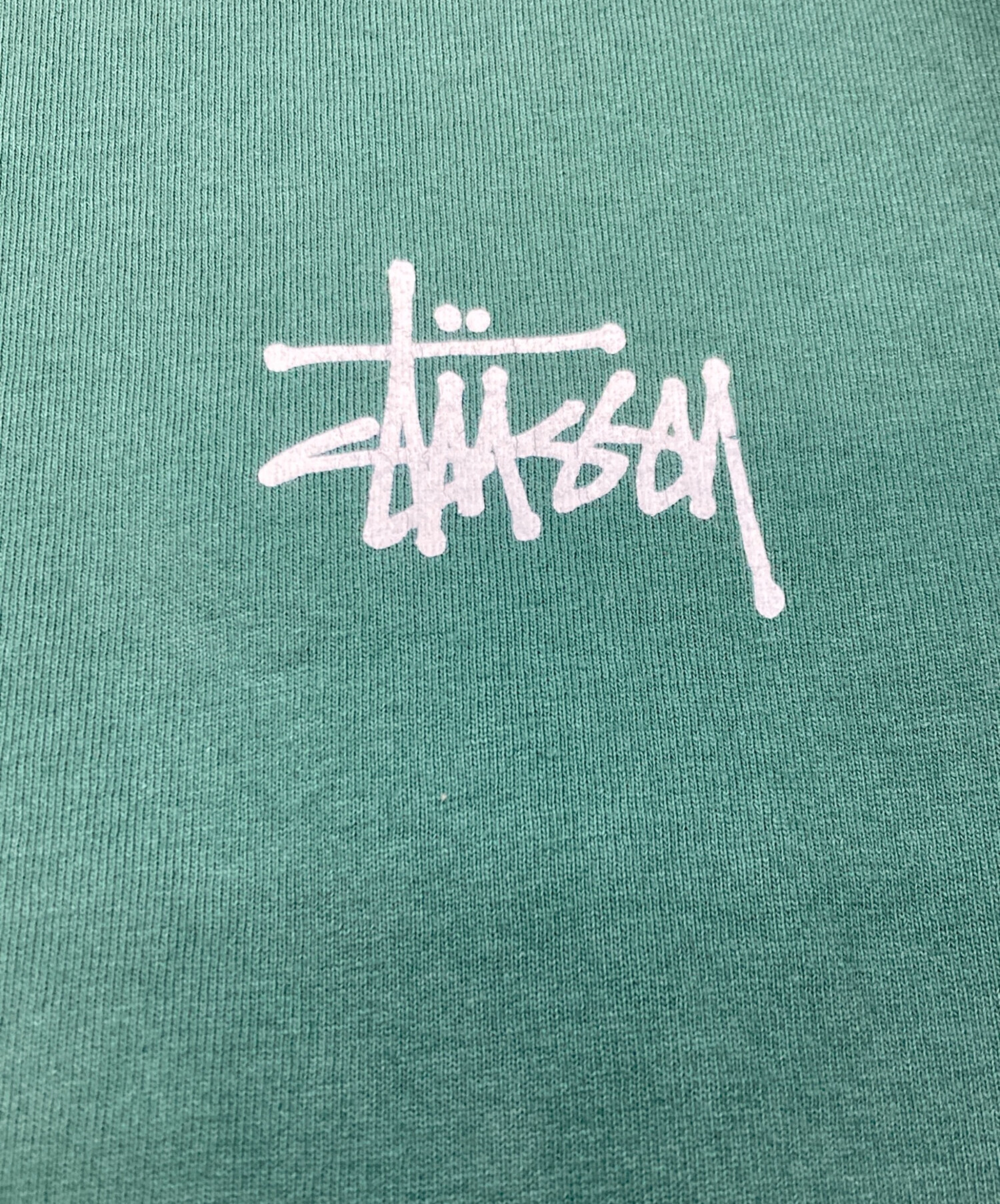 中古・古着通販】Stussy (ステューシー) ロゴカットソー グリーン 