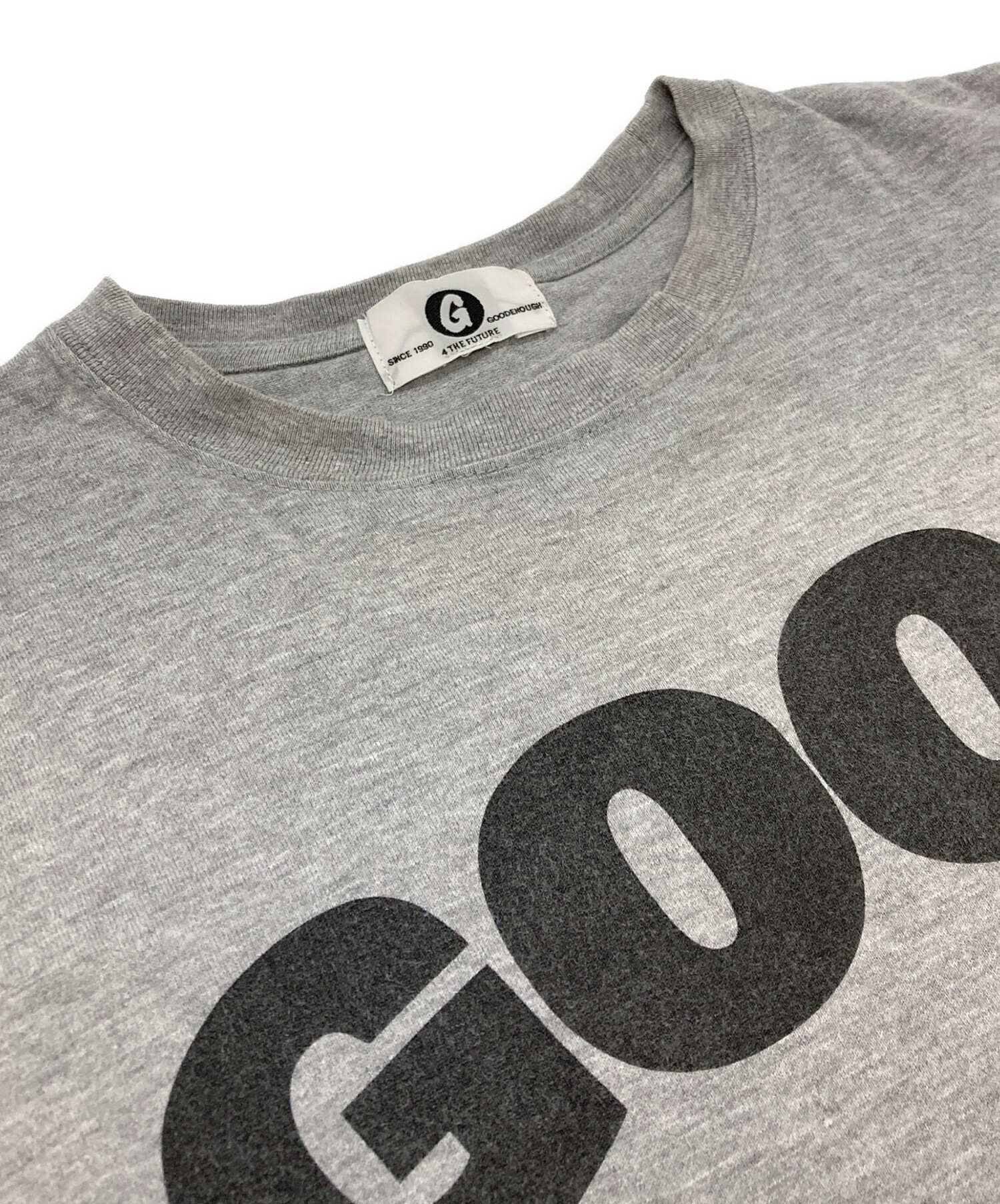 中古・古着通販】GOODENOUGH (グッドイナフ) プリントTシャツ グレー