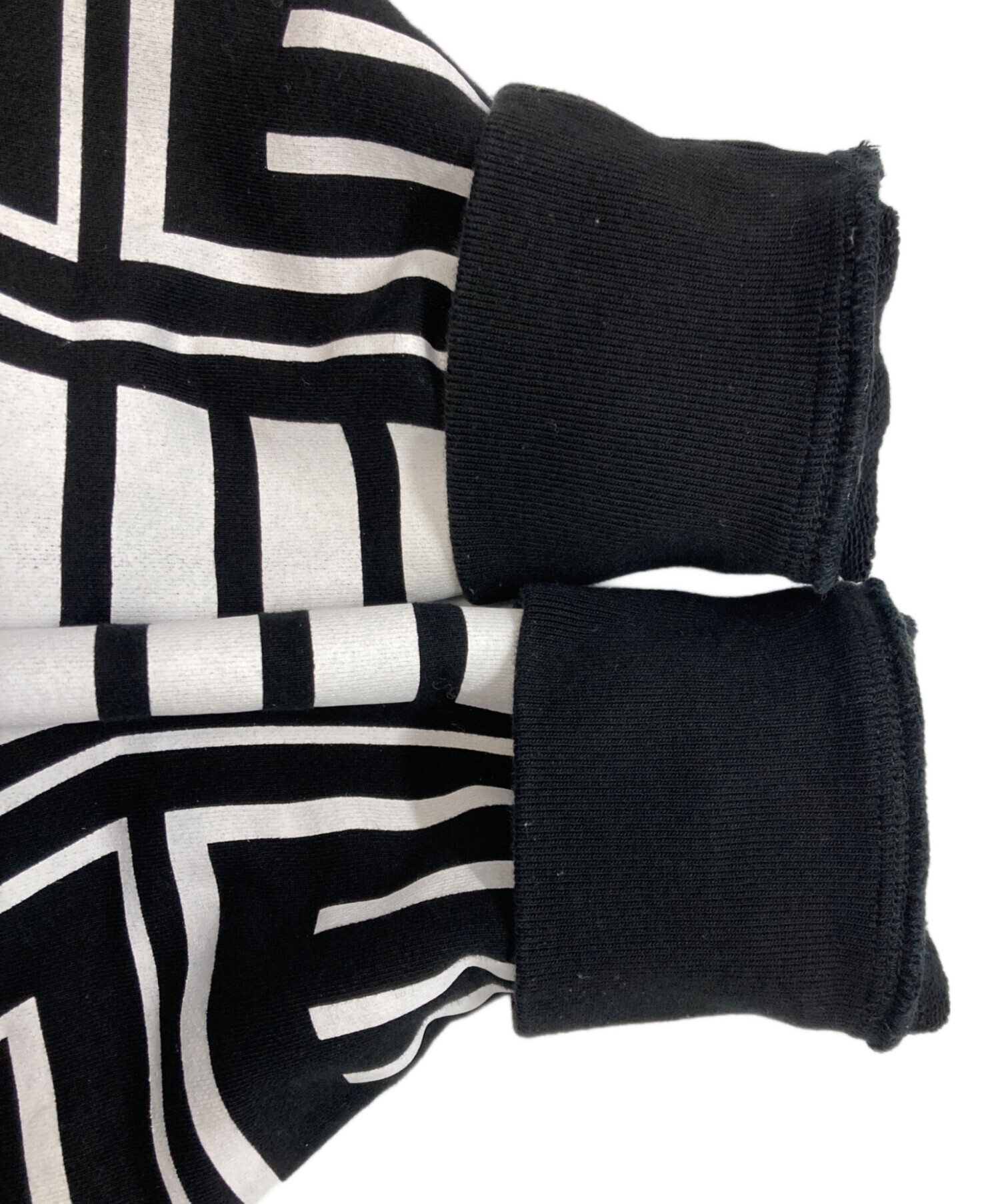 中古・古着通販】BALMAIN (バルマン) ジップパーカー ブラック