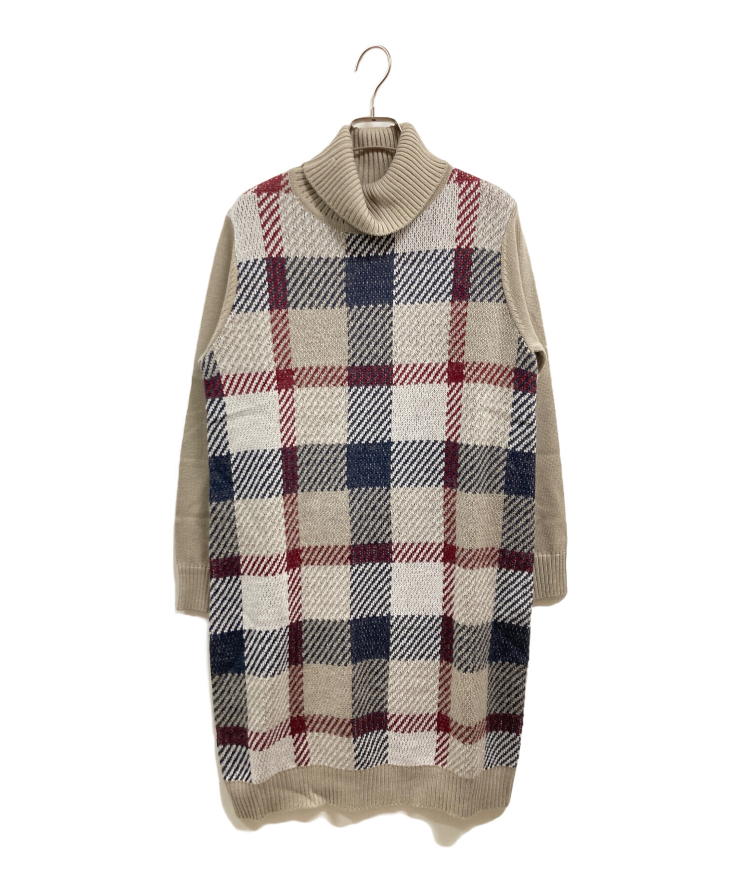 BLUE LABEL CRESTBRIDGE」 ニットワンピース 38 ブラック レディース