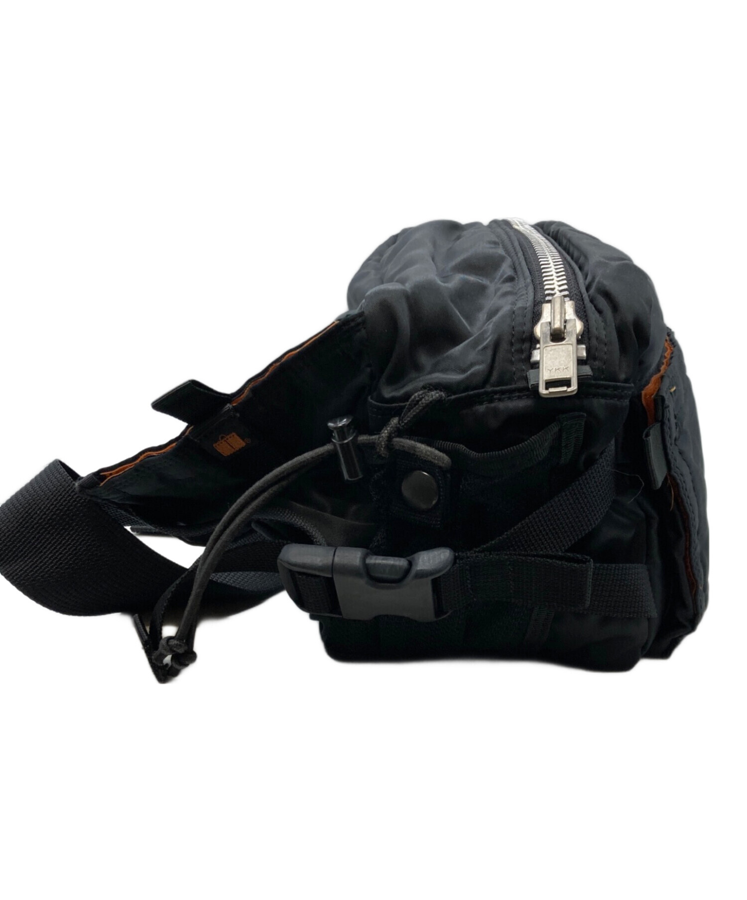 美品✨HEAD PORTER TANKER オーバルウエストバッグ ブラック 中古・古着通販】HEAD PORTER (ヘッドポーター) TANKER タンカー