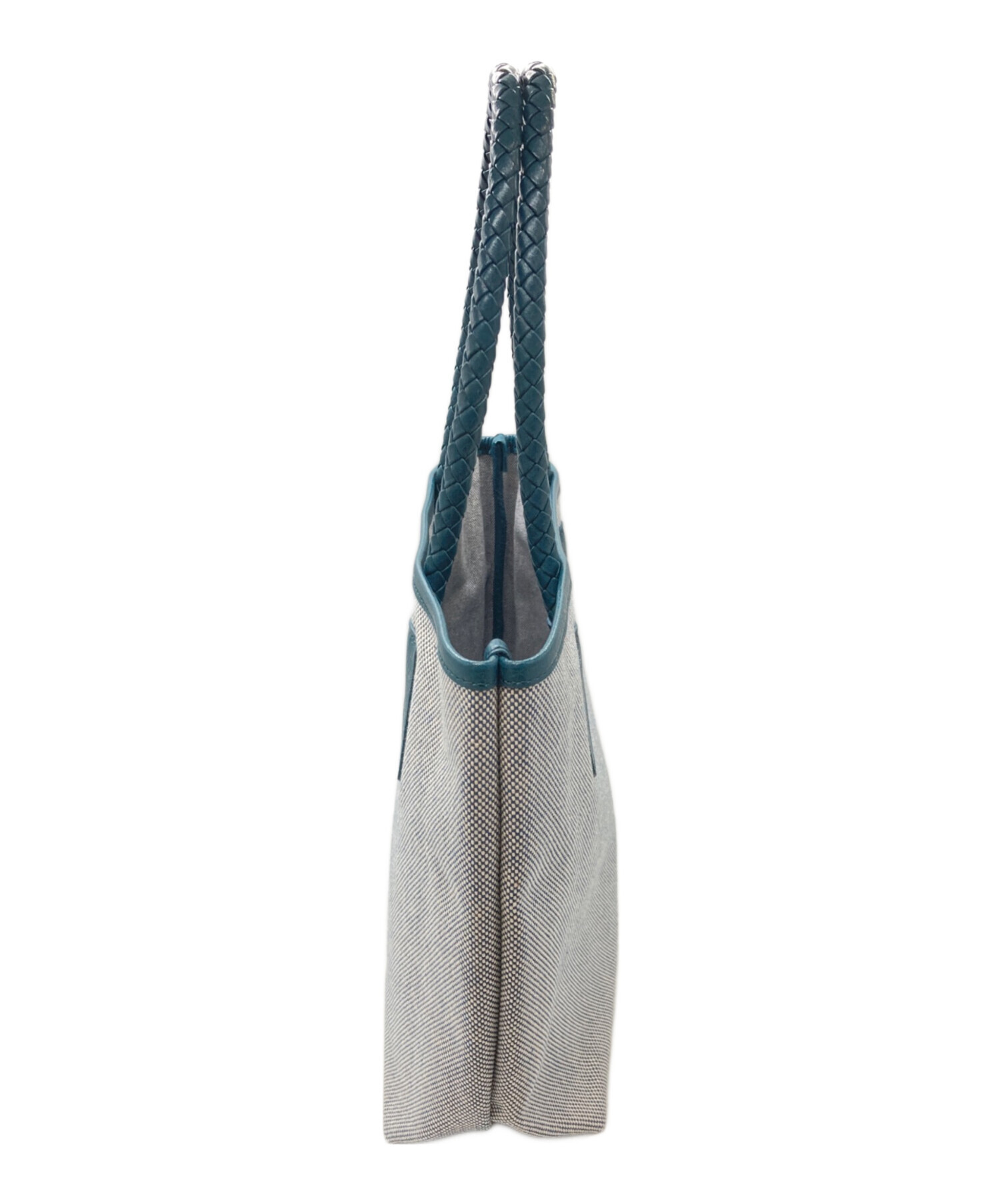 中古・古着通販】HIROFU (ヒロフ) レザーコンビチェスタキャンパス