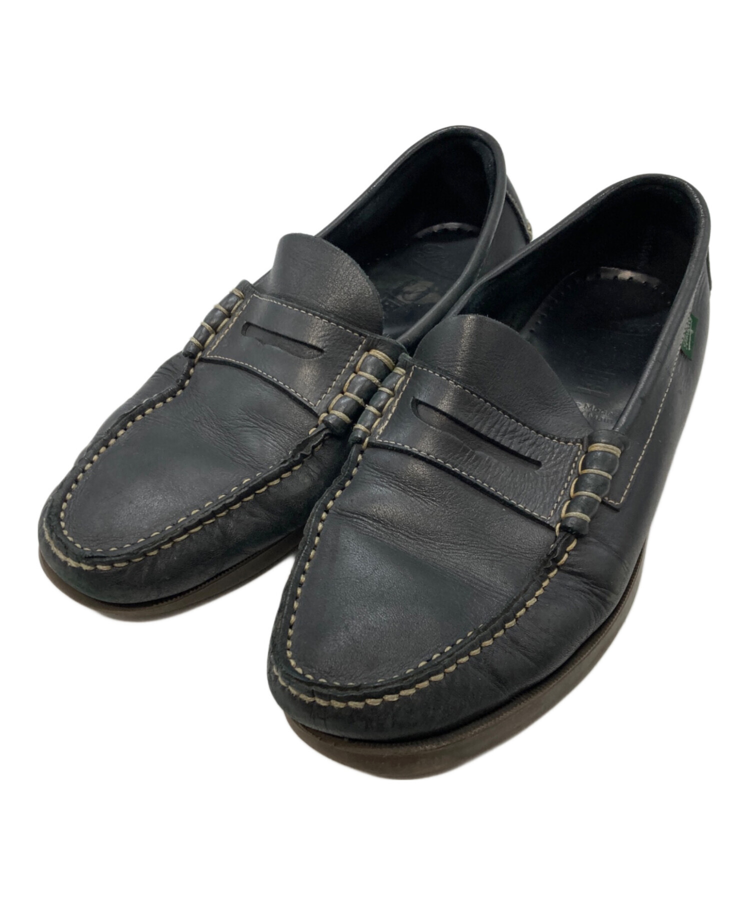 中古・古着通販】PARABOOT (パラブーツ) コインローファー ブラック 