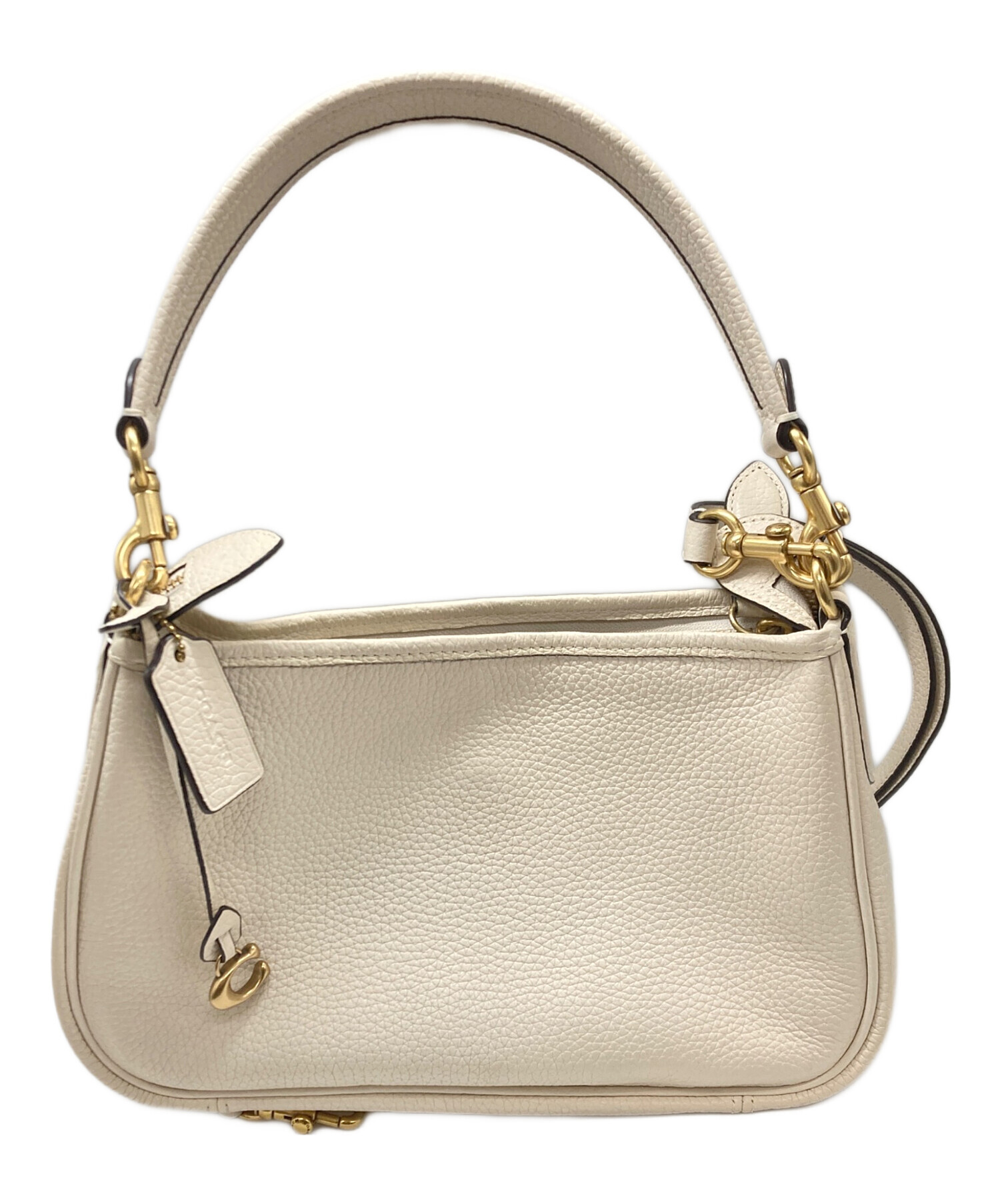 COACH コーチ リーグ ボディバッグ レザー ウエストバッグ アイボリー 中古・古着通販】COACH (コーチ) ケリー クロスボディバッグ ホワイト