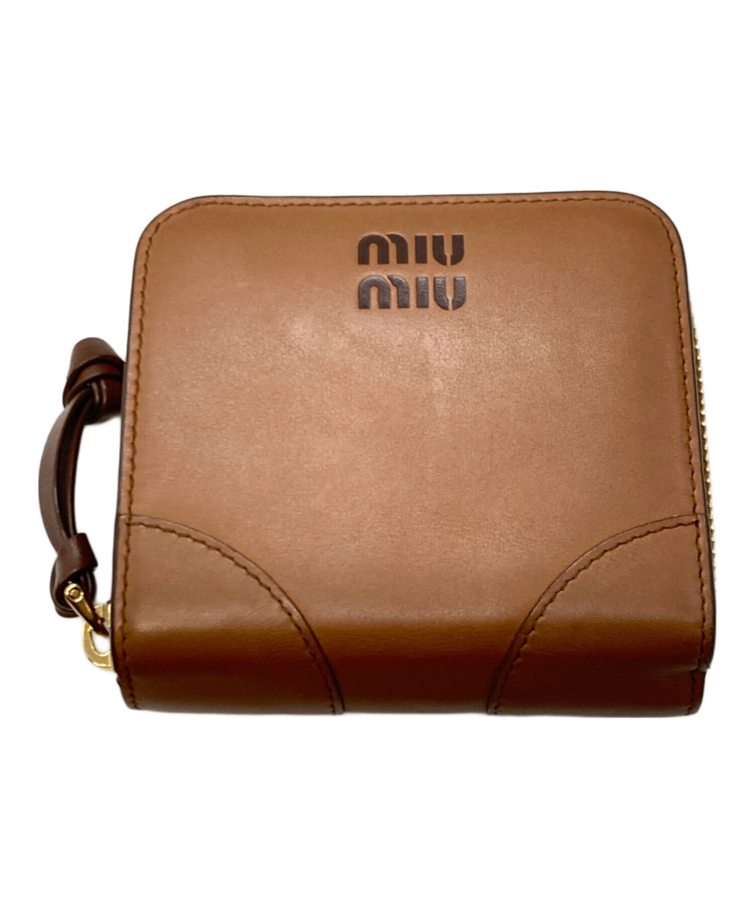 ブラウン miu miu 財布 中古・古着通販 MIU MIU ミュウミュウ スモール