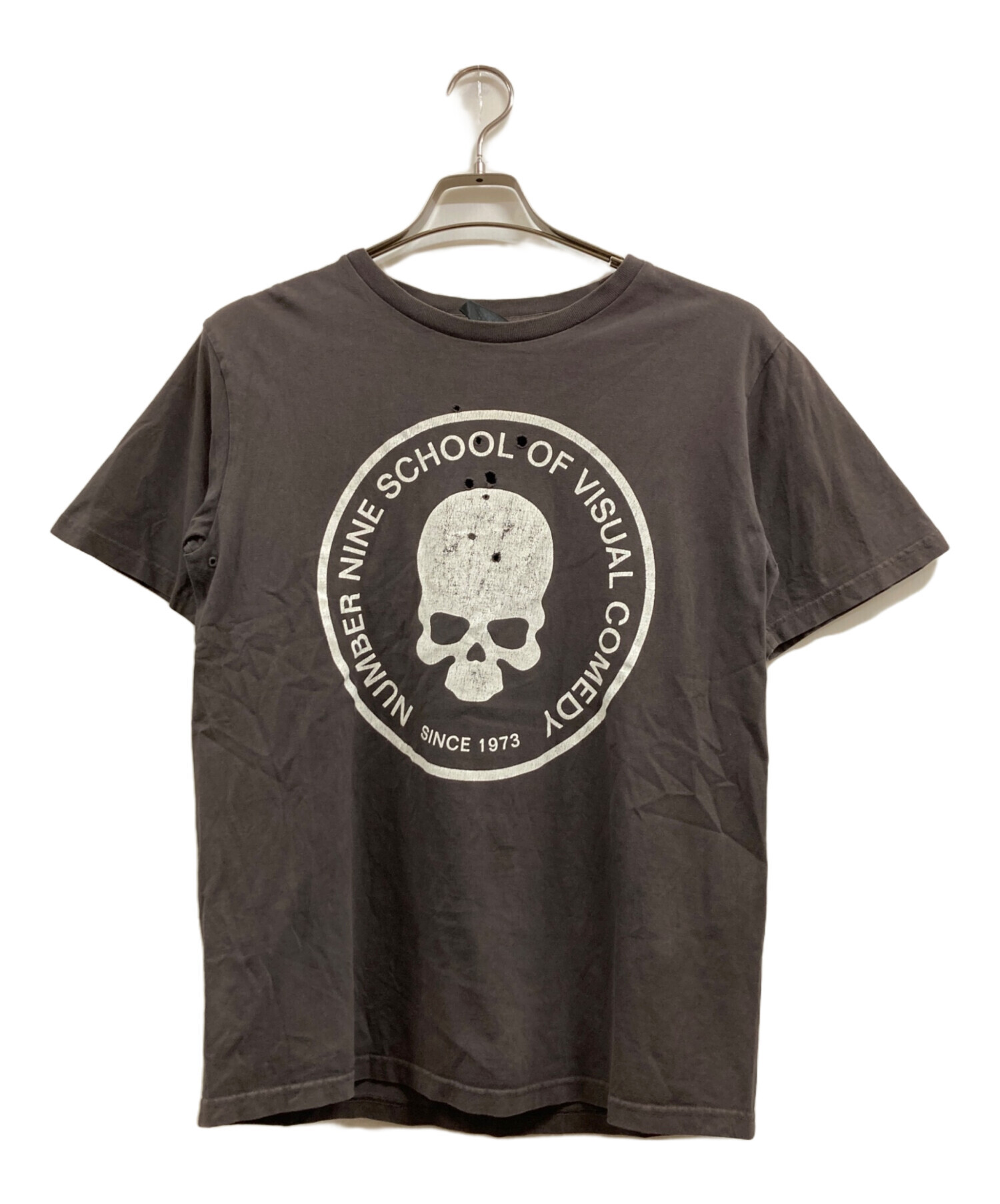 【鬼フェード】ナンバーナイン　穴あきtシャツ　サイズ4 中古・古着通販】NUMBER (N)INE (ナンバーナイン) 穴あきスカル