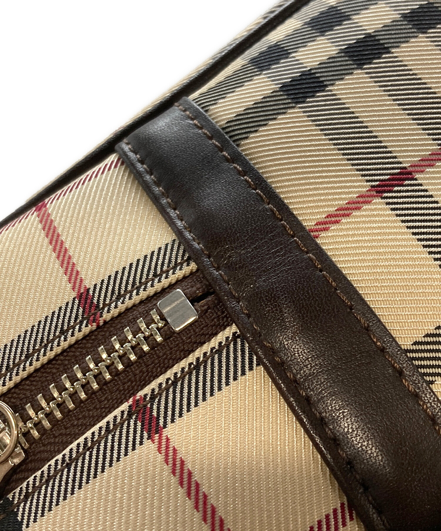 中古・古着通販】BURBERRY (バーバリー) ノヴァチェックミニボストン