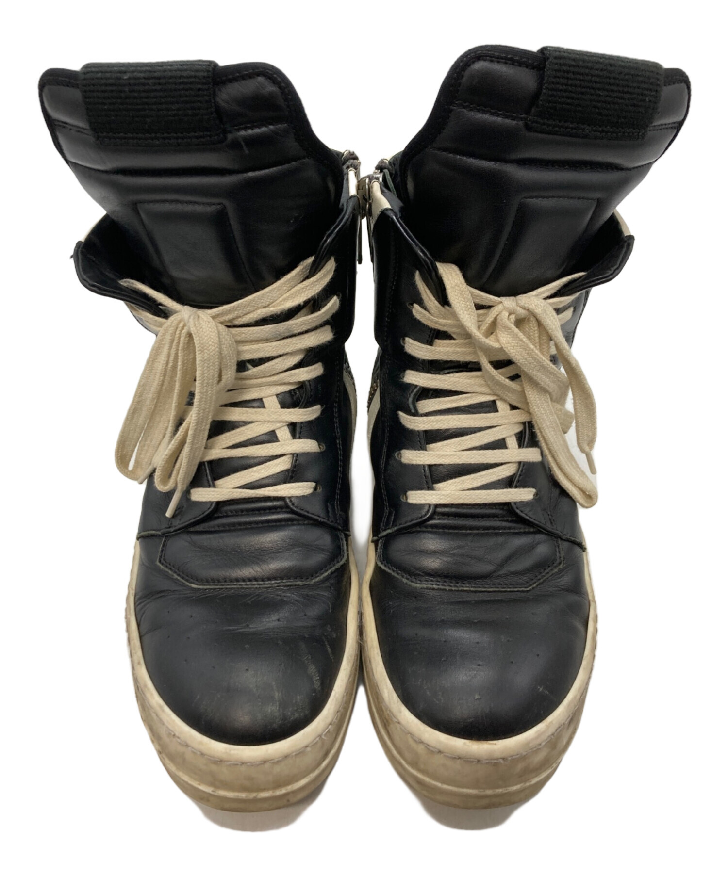 【確実正規品】rickowens ジオバスケット 42 リックオウエンスジオバス確実正規品フルブラック最安値 サイズ42rick