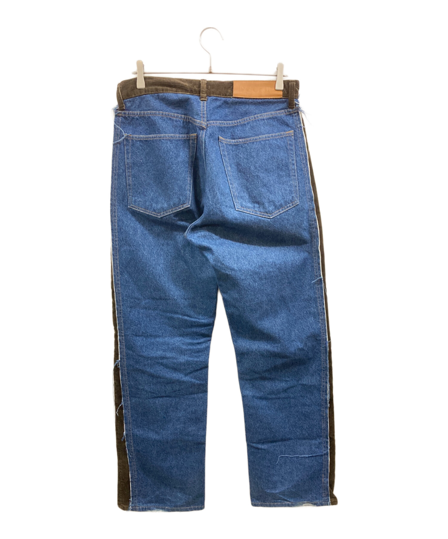 中古・古着通販】INSCRIRE (アンスクリア) コーデュロイパッチデニム
