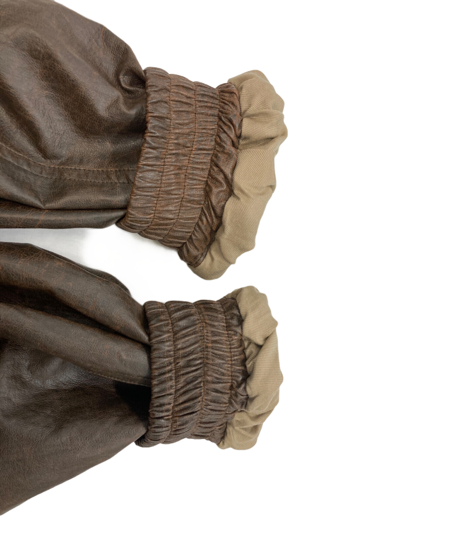 中古・古着通販】INSCRIRE (アンスクリア) Fake Leather Three Pocket