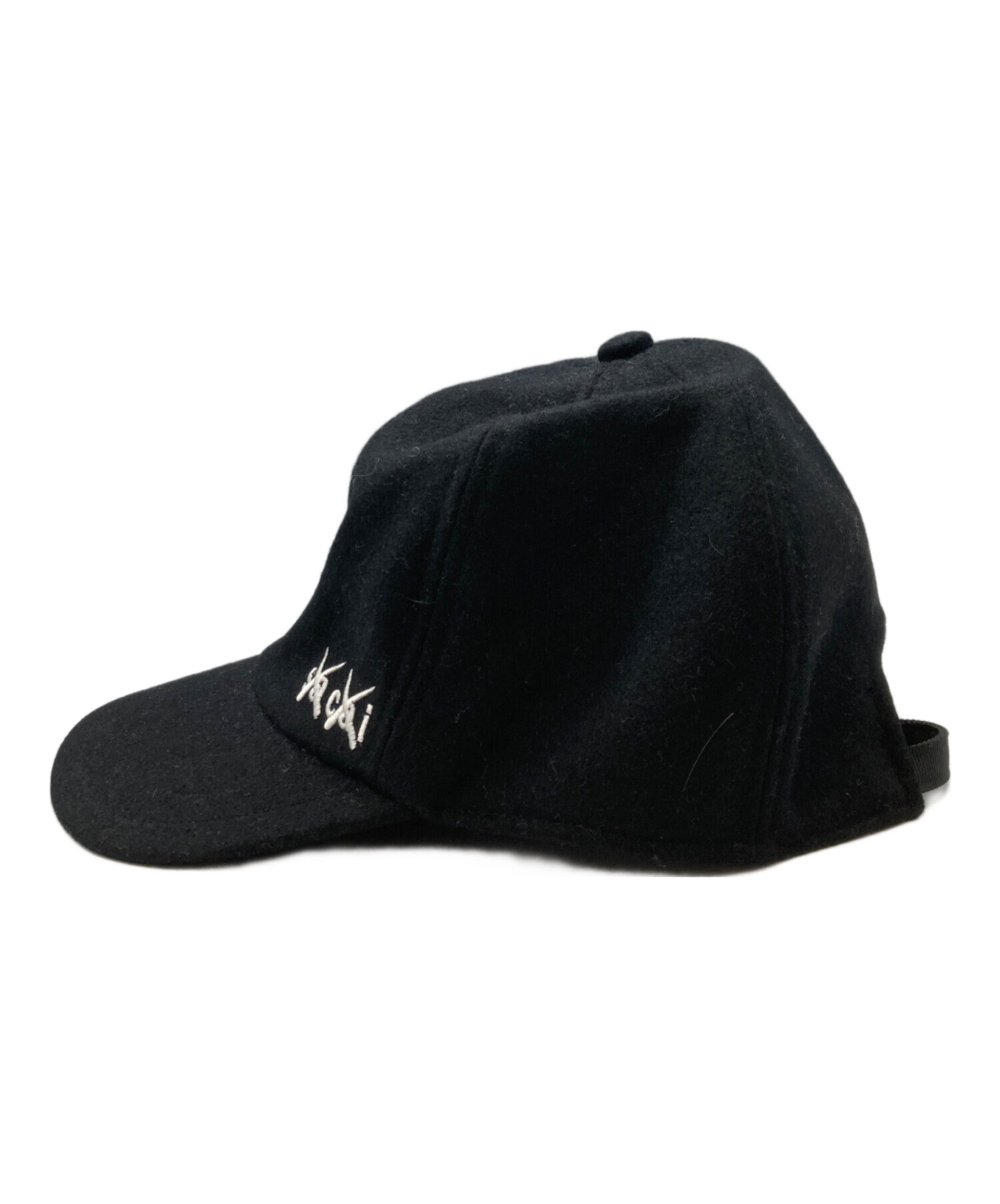 中古・古着通販】sacai (サカイ) Melton Cap ブラック サイズ:3