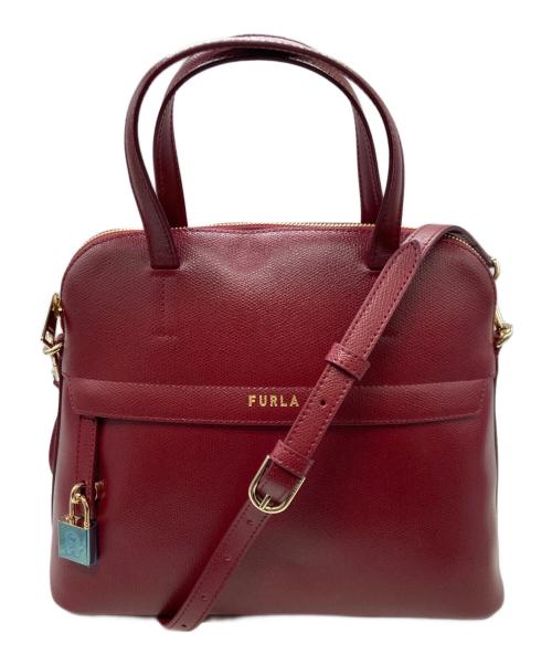 中古・古着通販】FURLA (フルラ) パイパー2WAYバッグ レッド｜ブランド