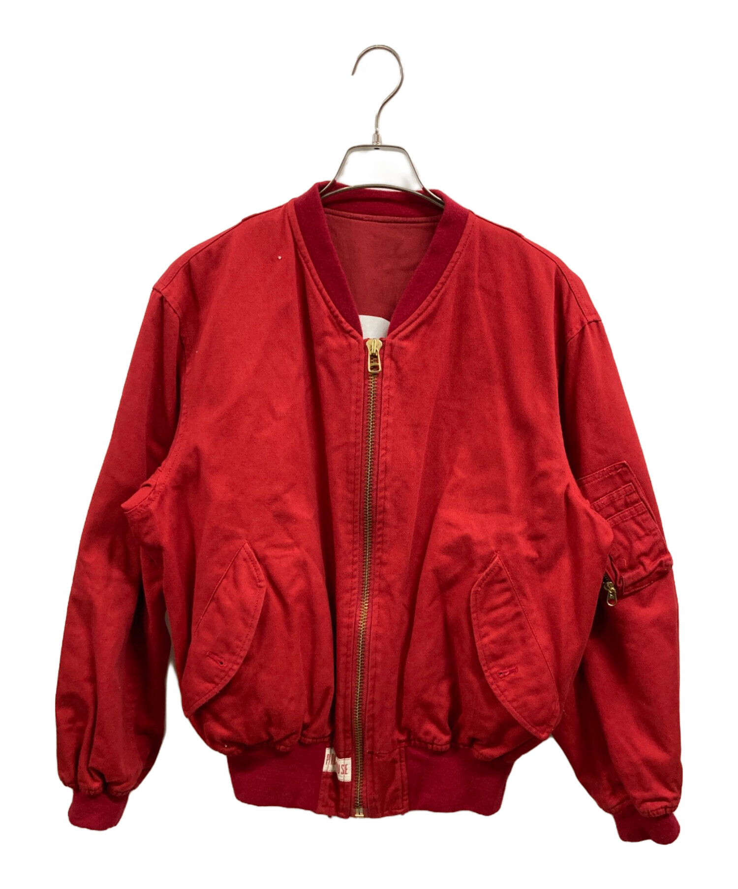 ピンクハウス PINK HOUSE 赤 MA-1 ブルゾン　ヴィンテージ 中古・古着通販】PINK HOUSE (ピンクハウス) リバーシMA-1ブルゾン