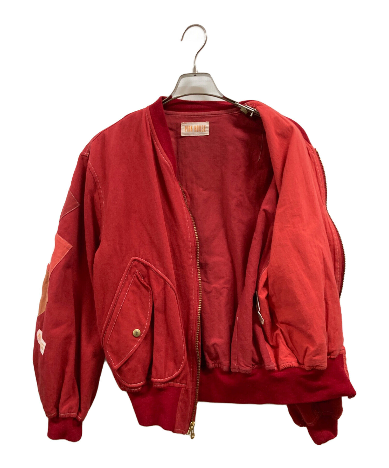 中古・古着通販】PINK HOUSE (ピンクハウス) MA-1ジャケット レッド