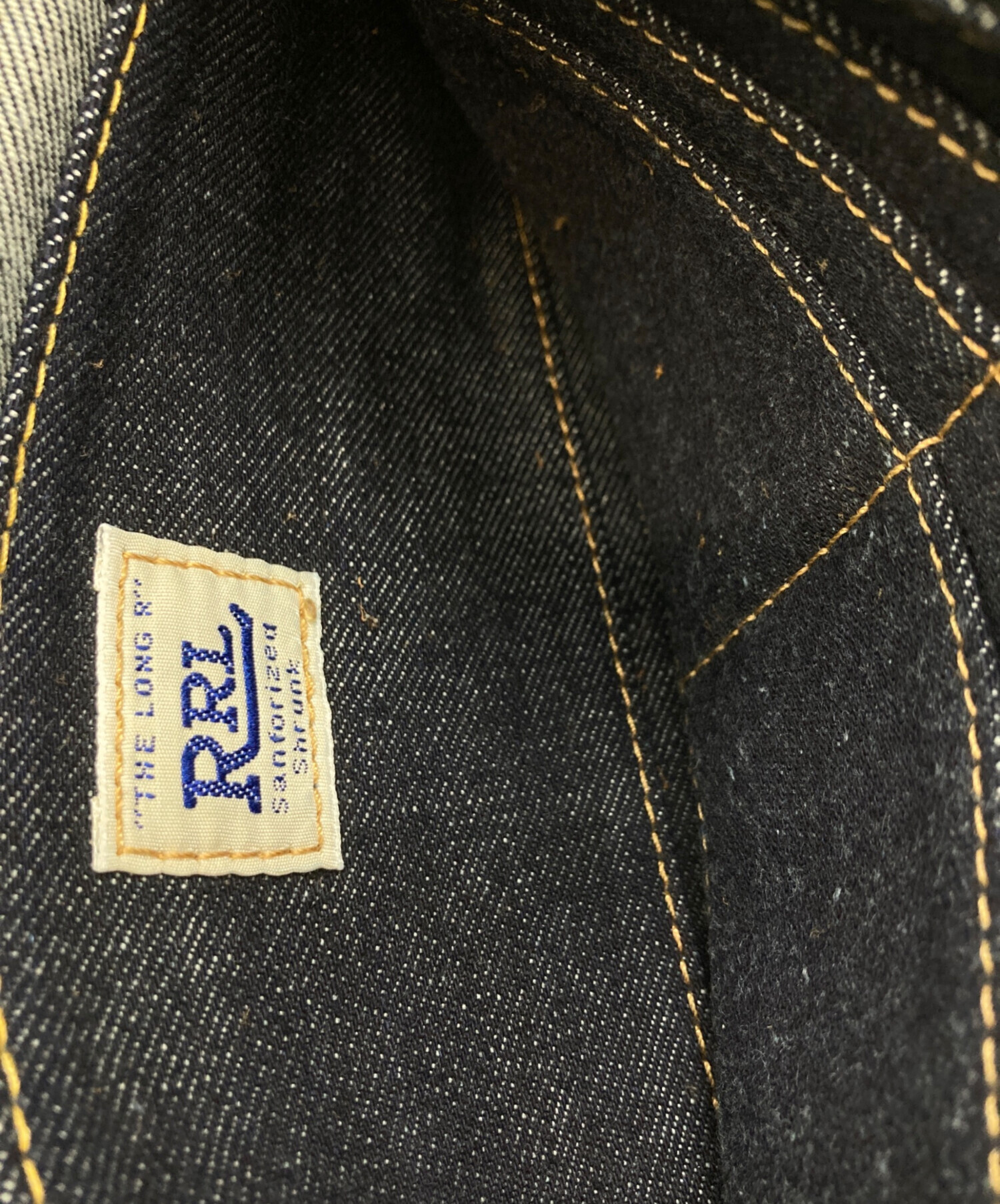 中古・古着通販】RRL (ダブルアールエル) デニムトラベルウォレット