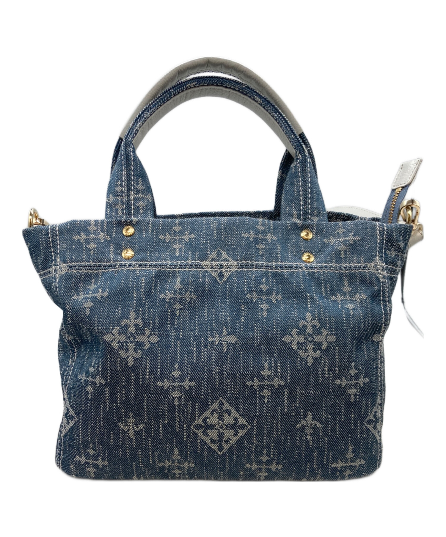 中古・古着通販】russet (ラシット) DENIM JACQUARD 2WAY バッグ