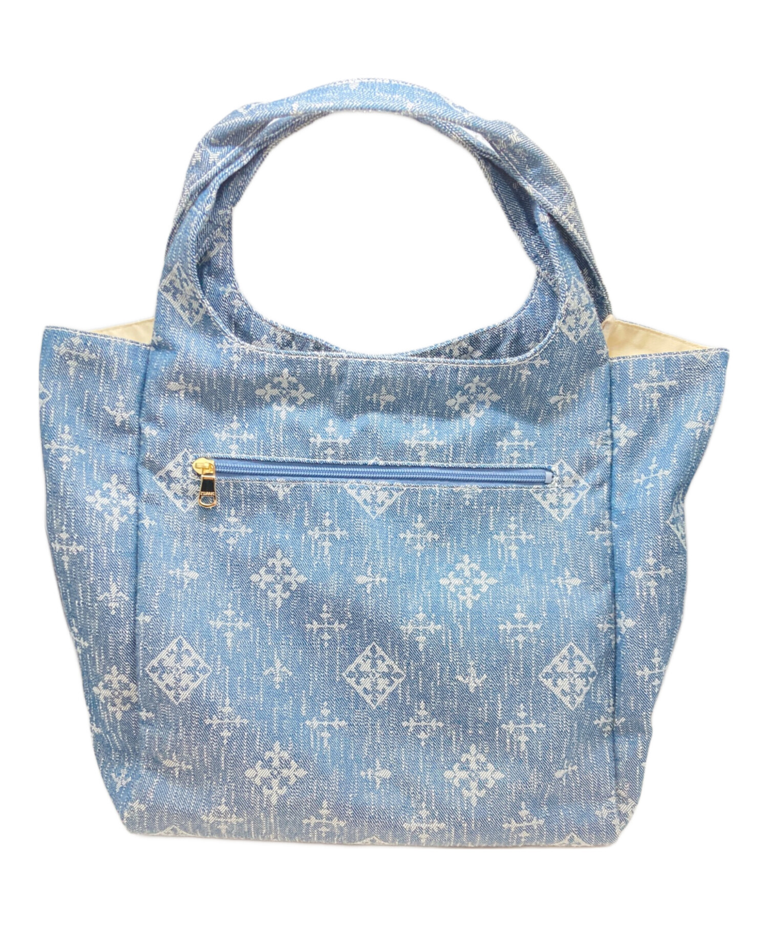 中古・古着通販】russet (ラシット) デニムジャガードトートバッグ