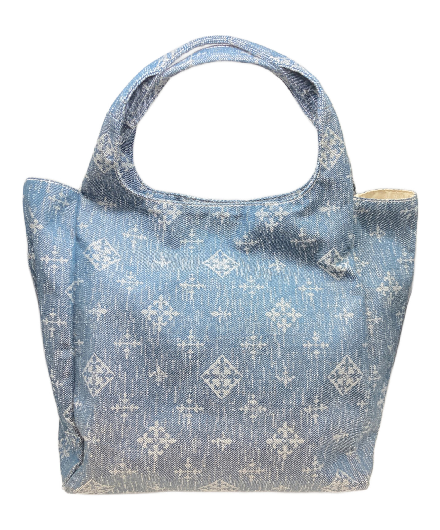 中古・古着通販】russet (ラシット) デニムジャガードトートバッグ
