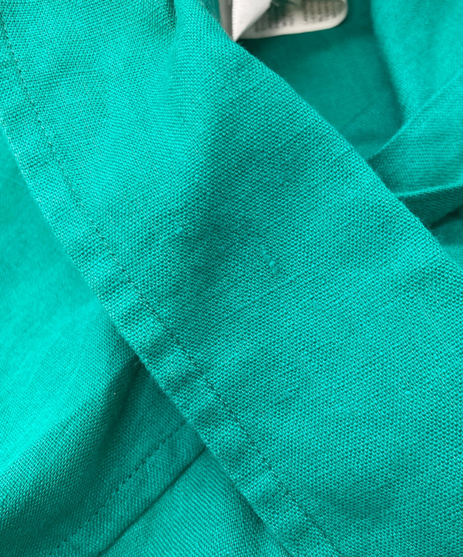 中古・古着通販】MaxMara (マックスマーラ) リネンシャツ グリーン