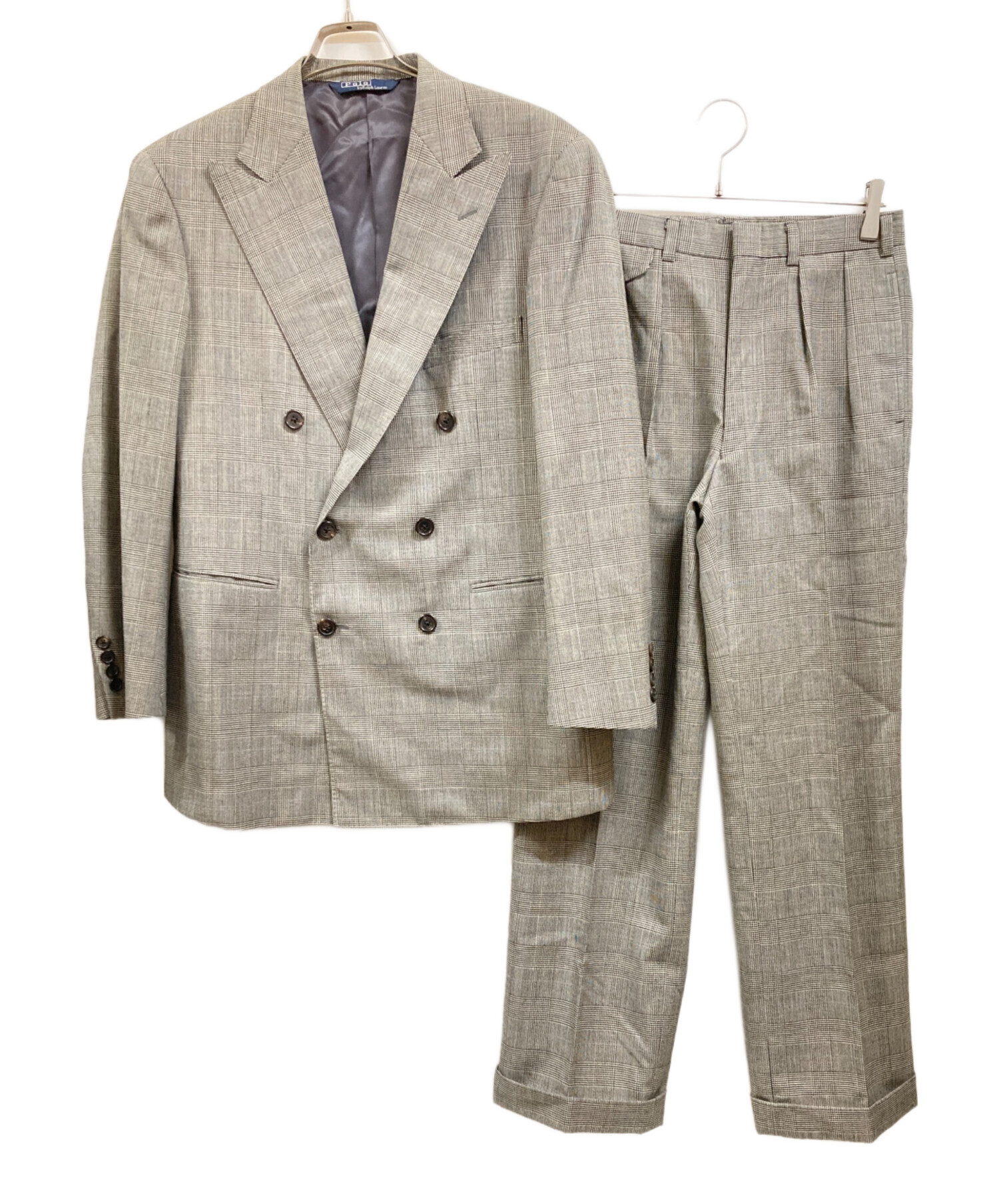 【美品】Ralph Lauren グレー テーラードジャケット 中古・古着通販】POLO RALPH LAUREN (ポロ・ラルフローレン) ダブル