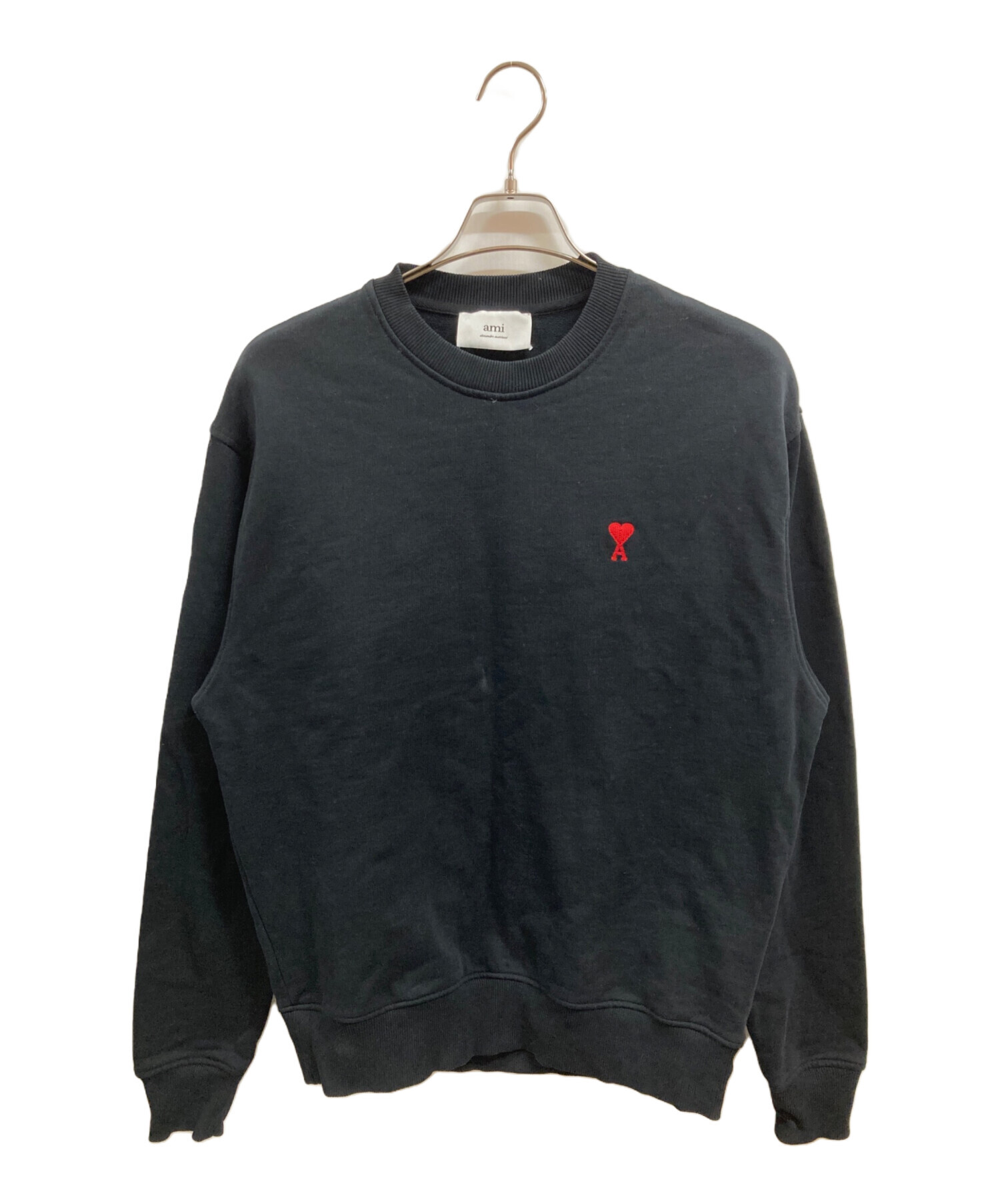 中古・古着通販】ami (アミ) ハート刺繍クルーネックスウェット 