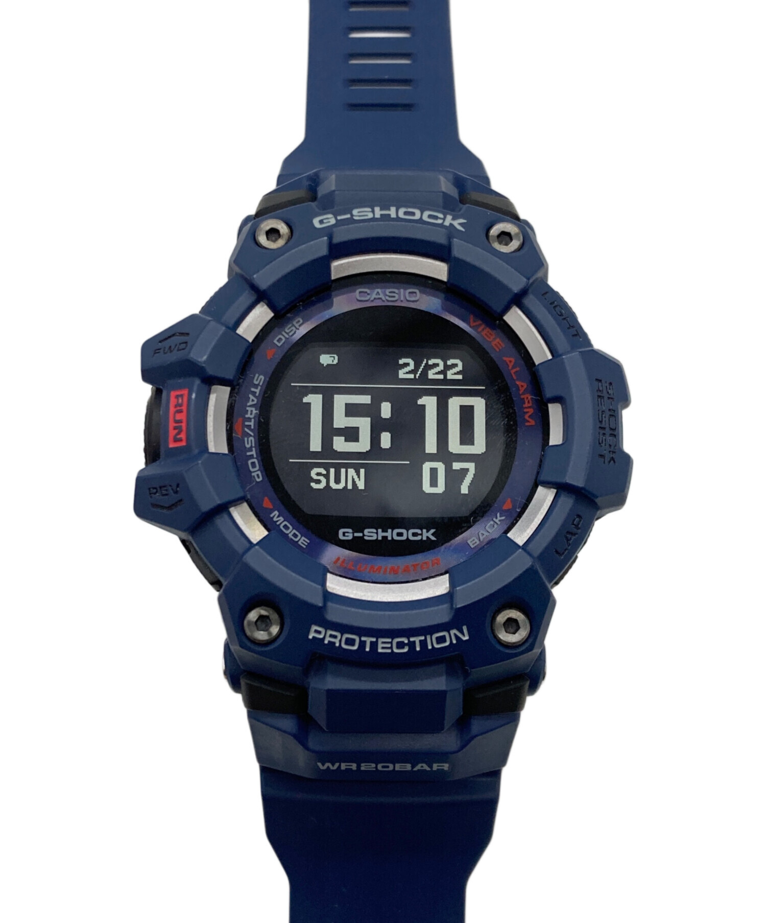 中古・古着通販】CASIO (カシオ) デジタルウォッチ ブラック×ネイビー