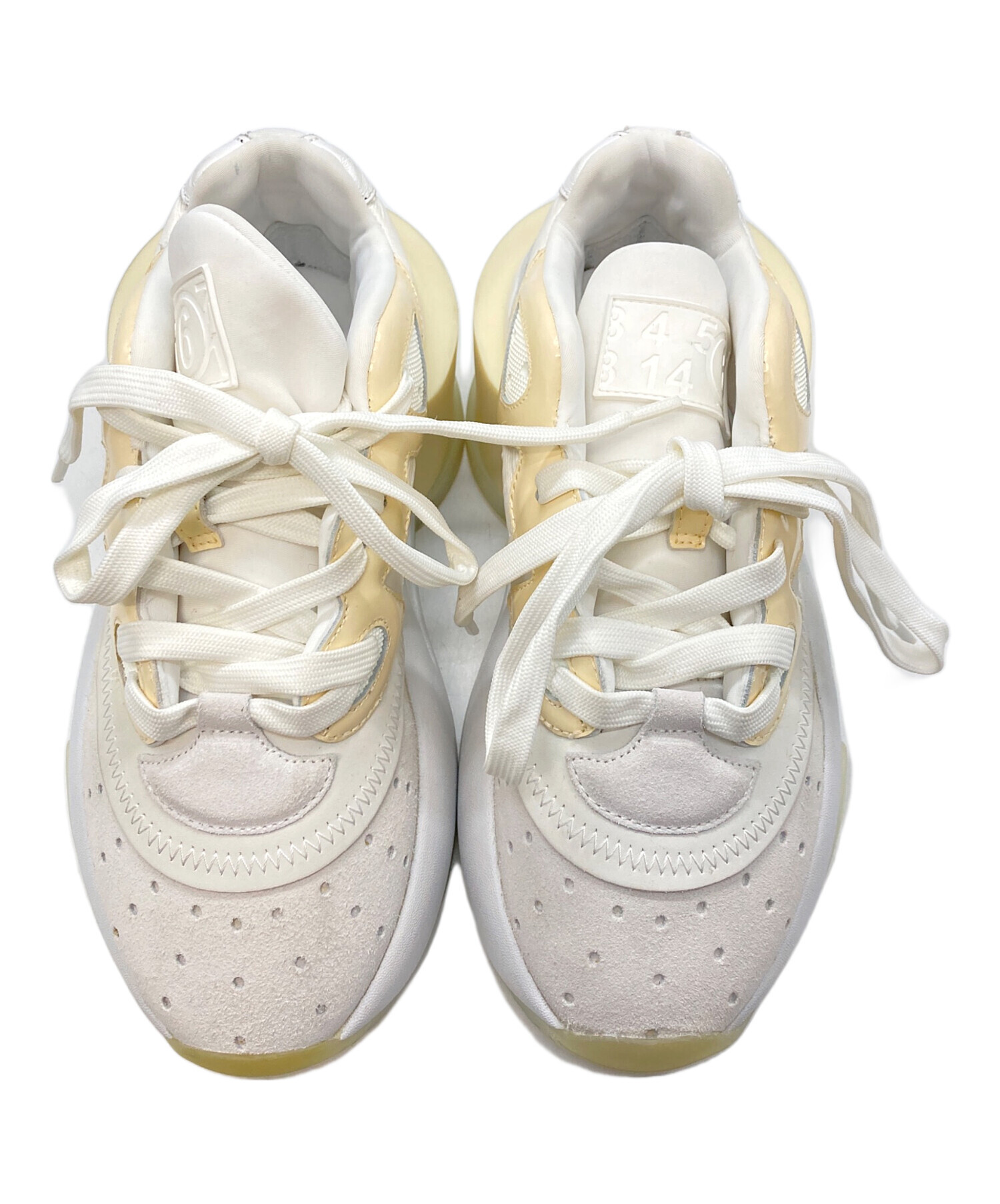 売り切り！【新品未使用】margiela　ホワイト　スニーカー　厚底 中古・古着通販】MM6 Maison Margiela (エムエムシックスメゾン