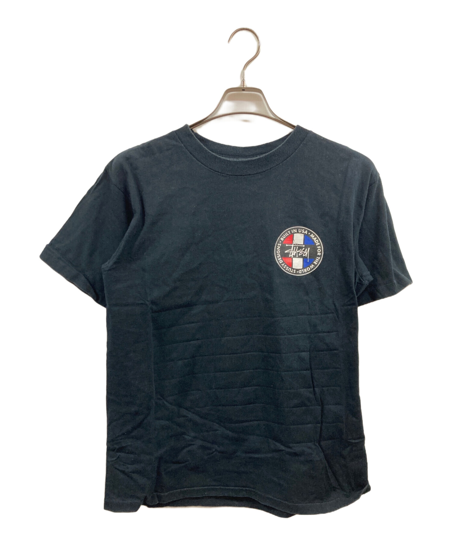 中古・古着通販】stussy (ステューシー) プリントTシャツ ブラック 