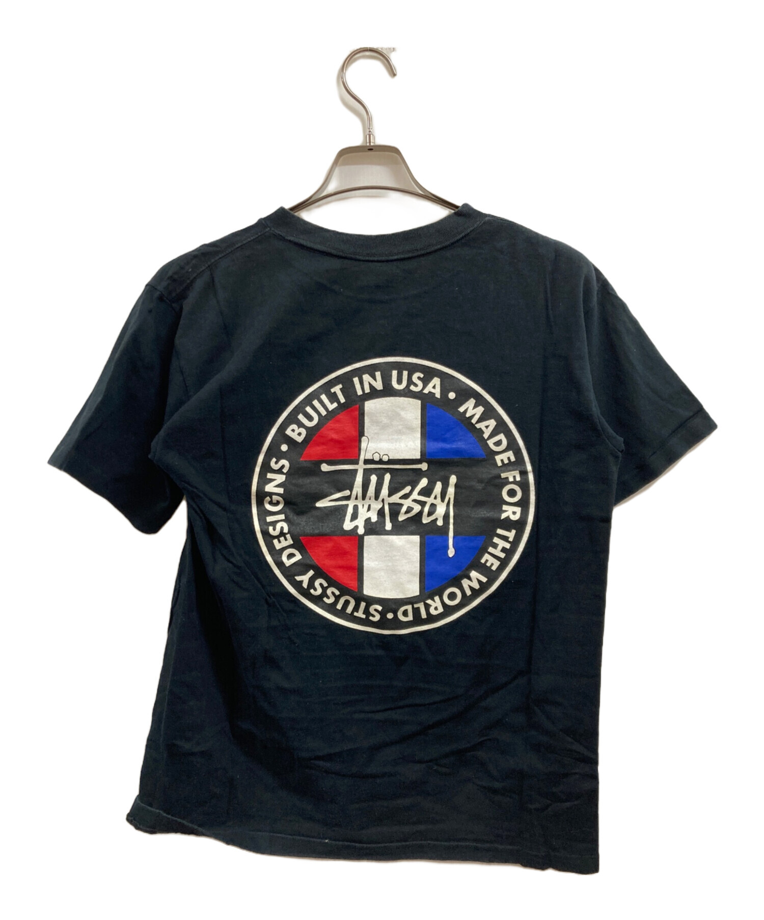 中古・古着通販】stussy (ステューシー) プリントTシャツ ブラック