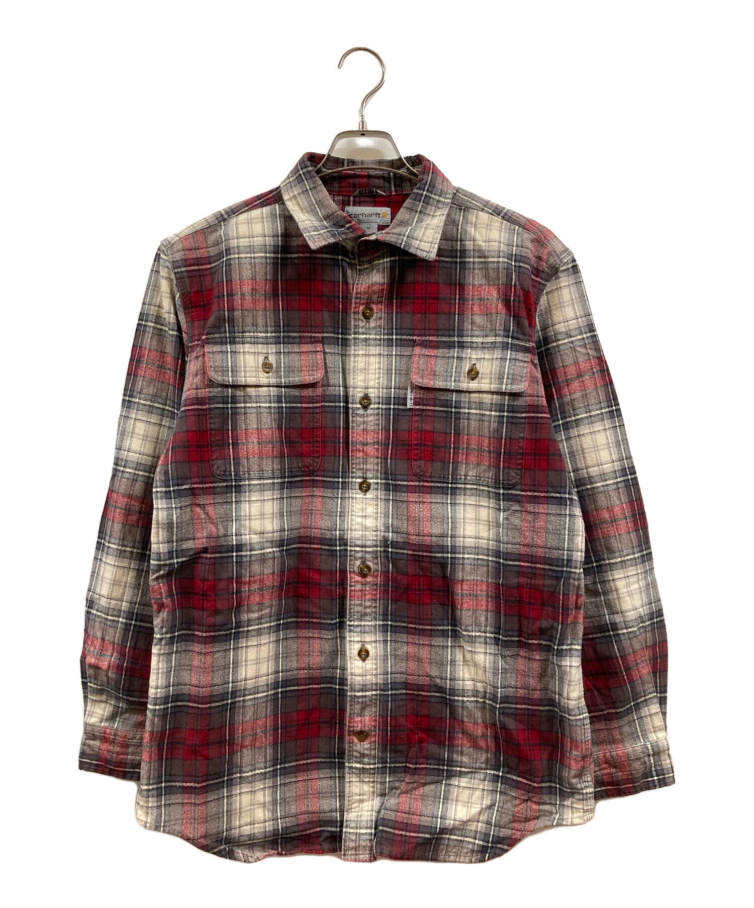 中古・古着通販】CarHartt (カーハート) ワークチェックシャツ レッド
