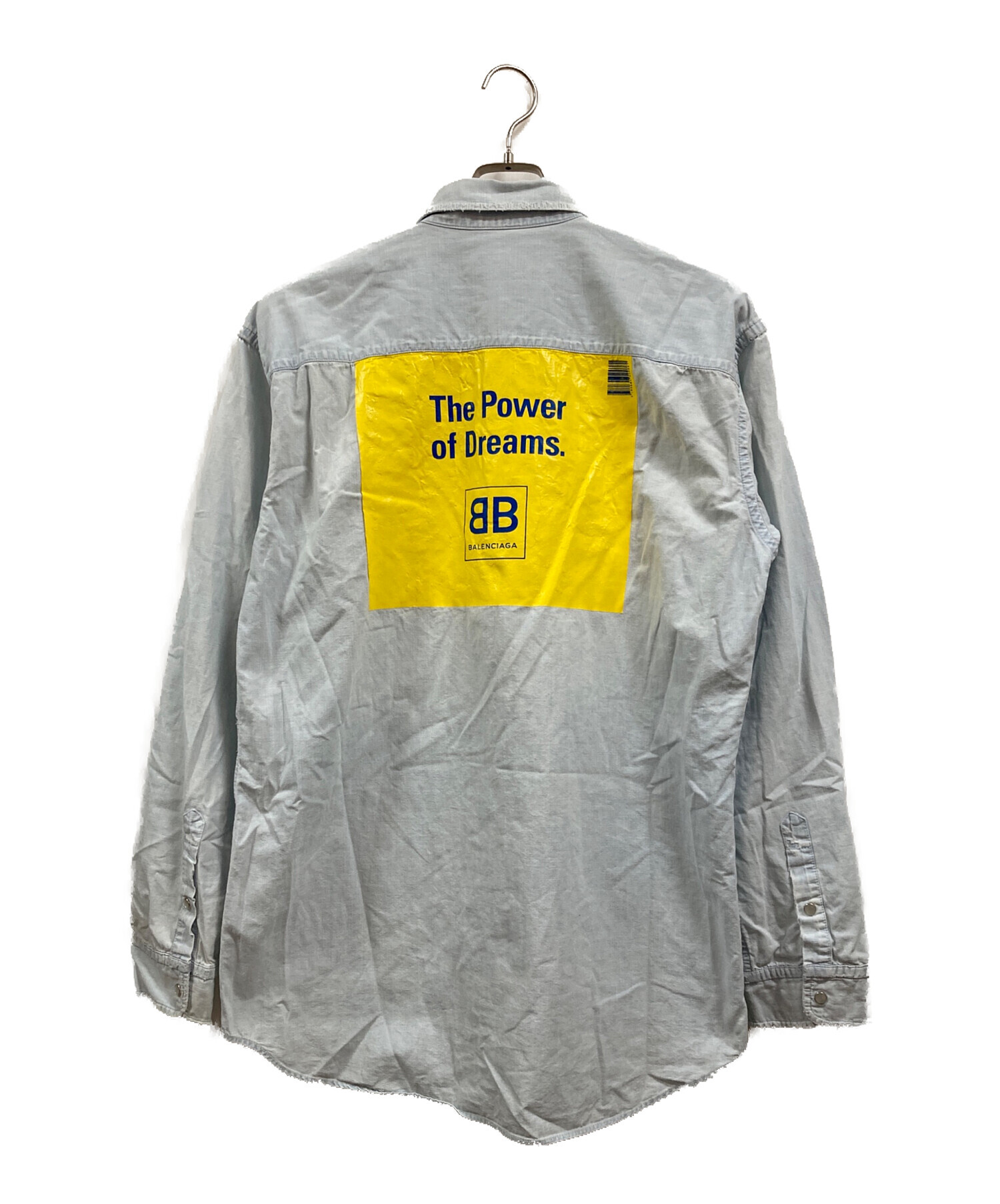 中古・古着通販】BALENCIAGA (バレンシアガ) デニムシャツ インディゴ 