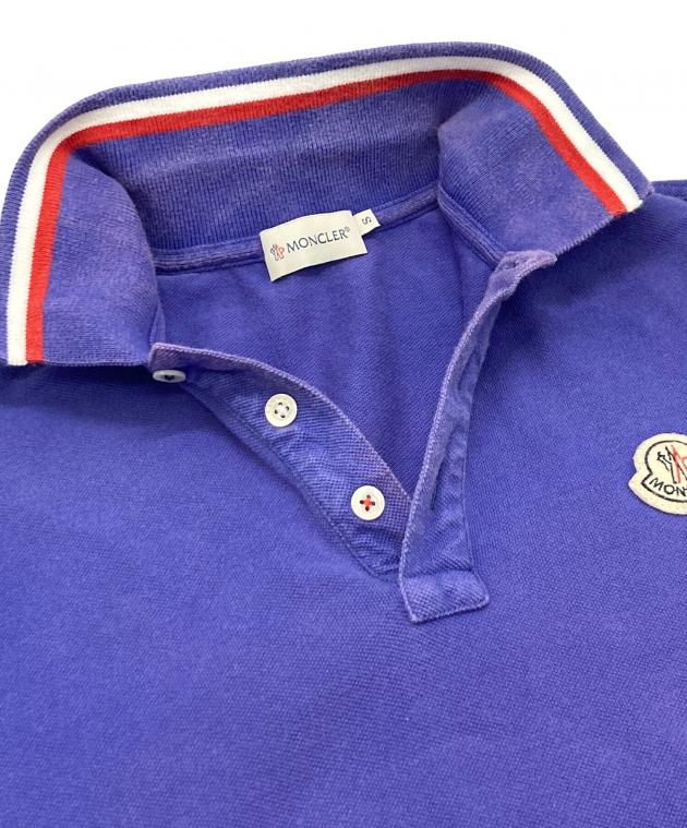 中古・古着通販】MONCLER (モンクレール) ポロシャツ パープル サイズ