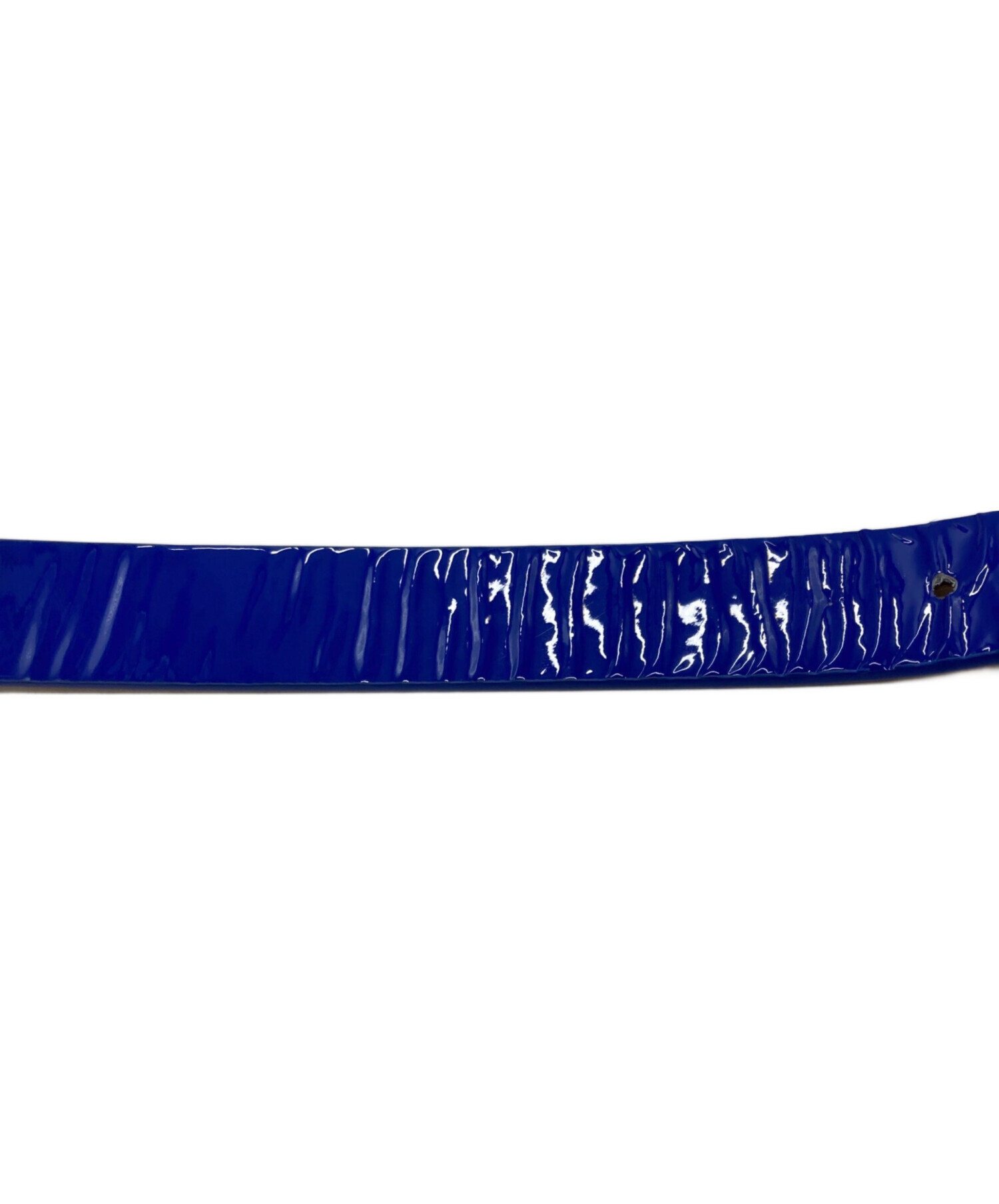 中古・古着通販】stussy (ステューシー) PATENT LEATHER BELT ブルー