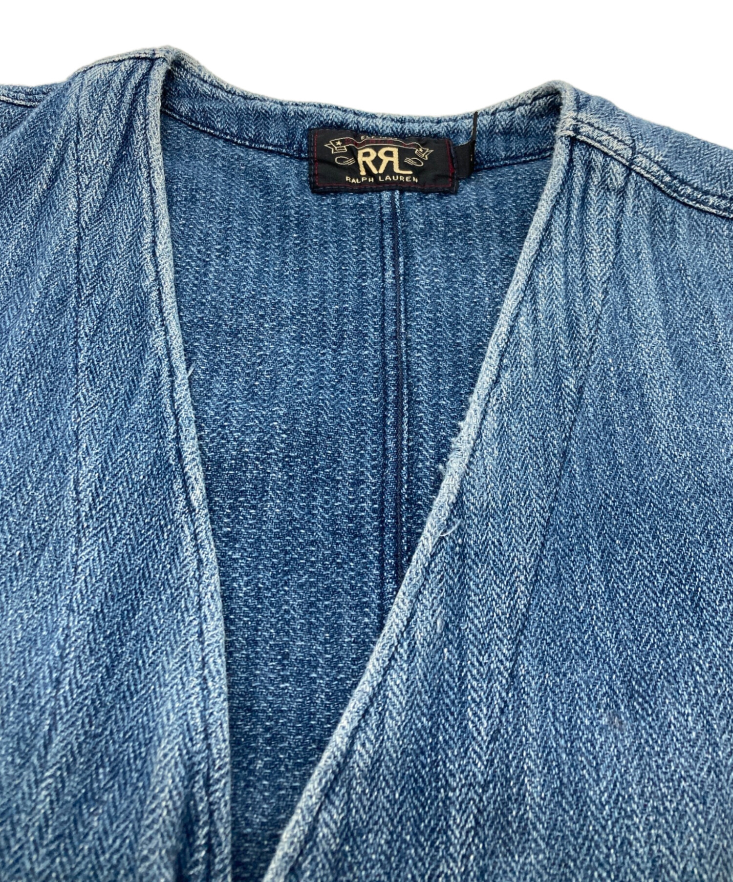 中古・古着通販】RRL (ダブルアールエル) ヘリンボーンベスト 