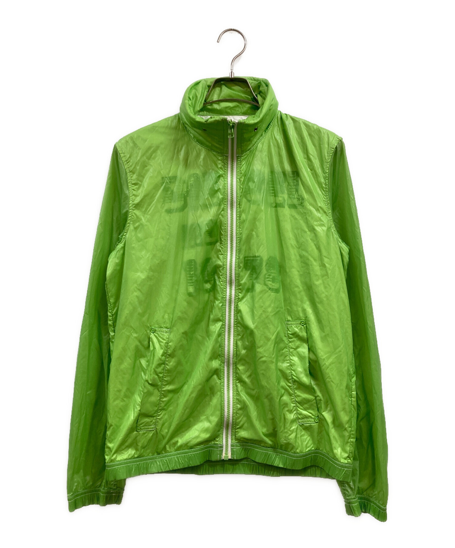 中古・古着通販】DIESEL (ディーゼル) ナイロンジャケット グリーン 