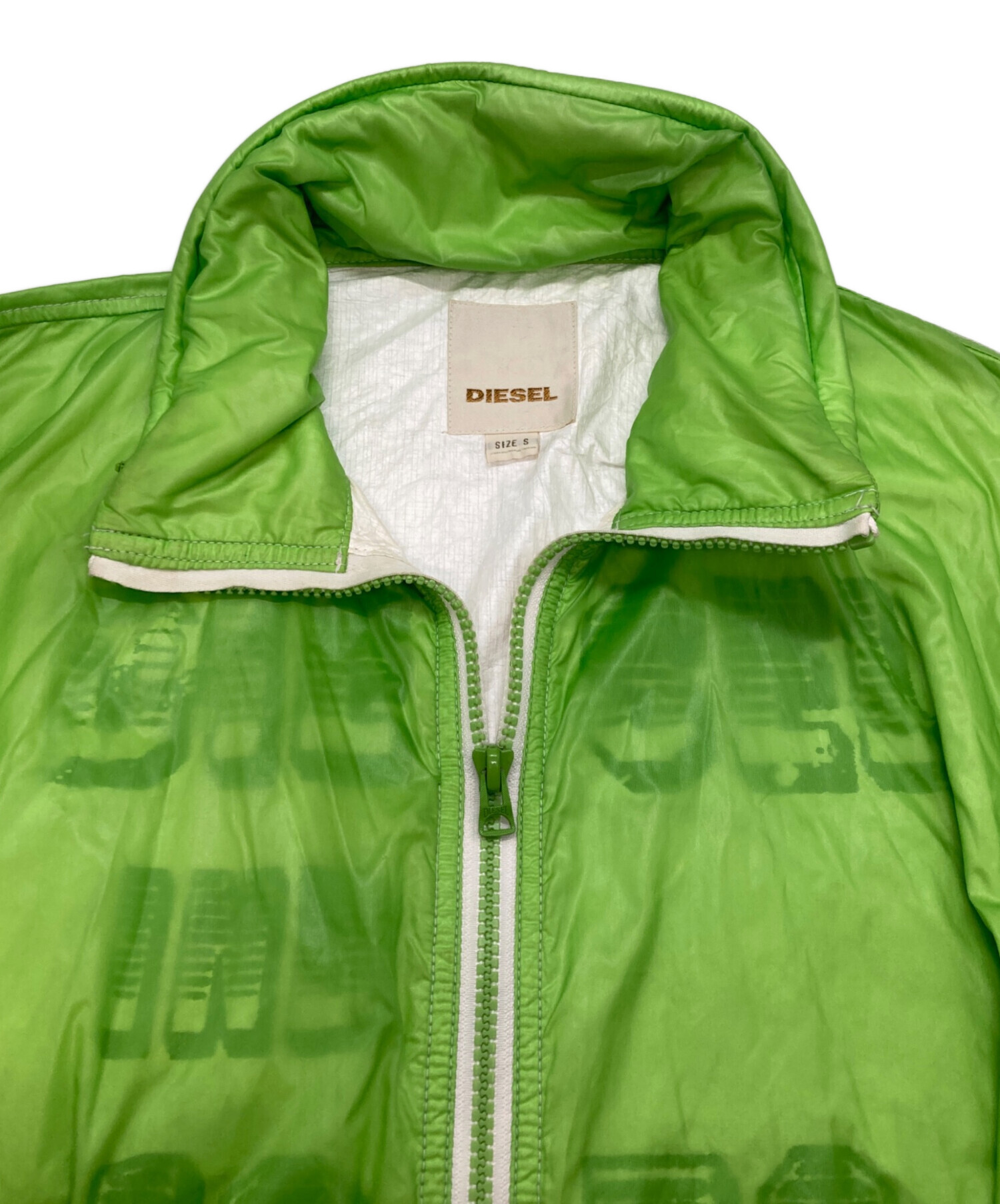 中古・古着通販】DIESEL (ディーゼル) ナイロンジャケット グリーン 