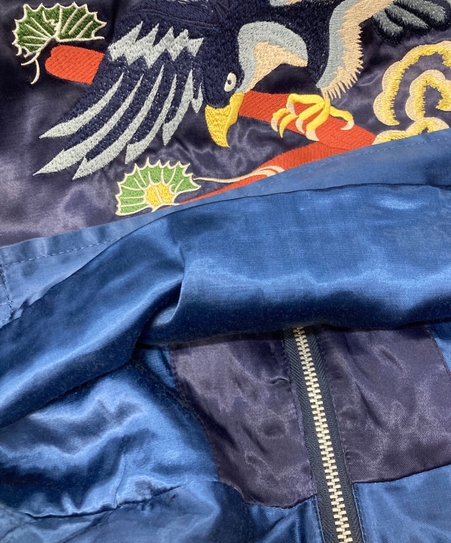 中古・古着通販】HOUSTON (ヒューストン) スカジャン ネイビー サイズ