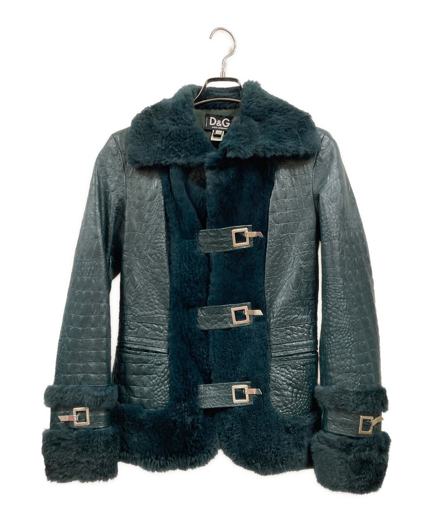 中古・古着通販】DOLCE & GABBANA (ドルチェ＆ガッバーナ) ファー切替