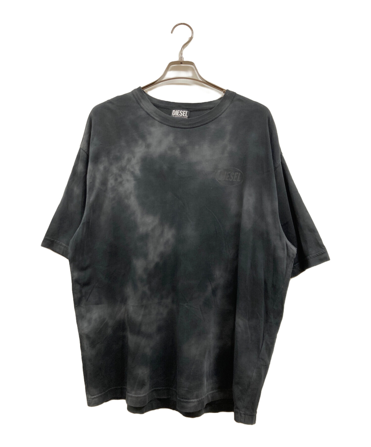 【最終値下げ】【美品】古着 DIESEL ディーゼル メンズTシャツ ブラック 中古・古着通販】DIESEL (ディーゼル) T-WASH-OUT Tシャツ ブラック