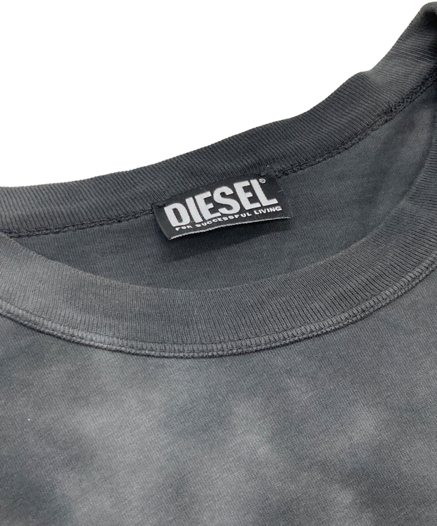 中古・古着通販】DIESEL (ディーゼル) T-WASH-OUT Tシャツ ブラック