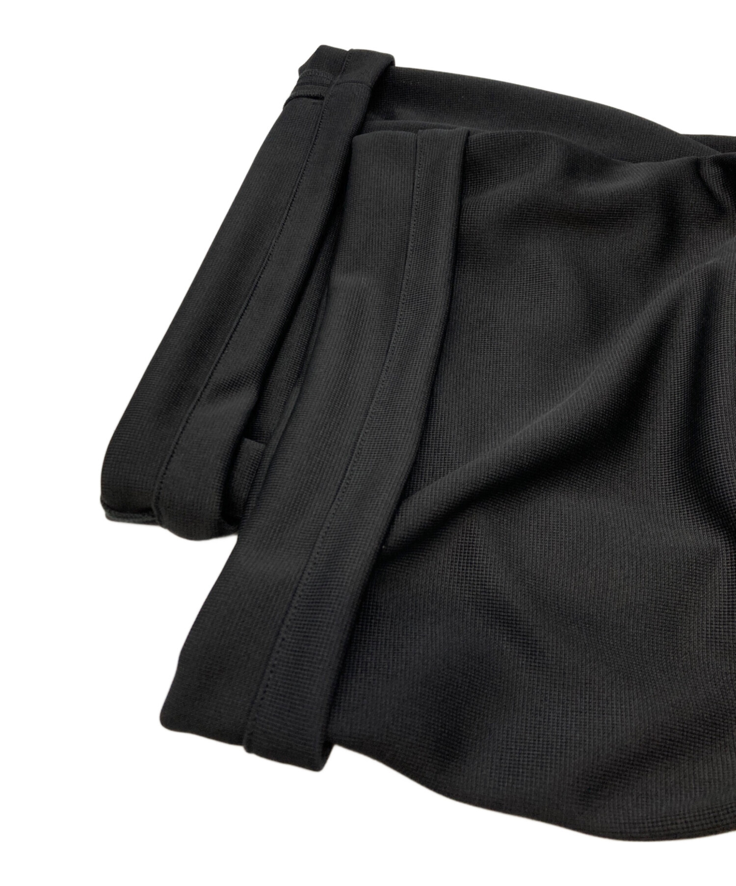 中古・古着通販】ANCELLM (アンセルム) TRACK WIDE PANTS ブラック 