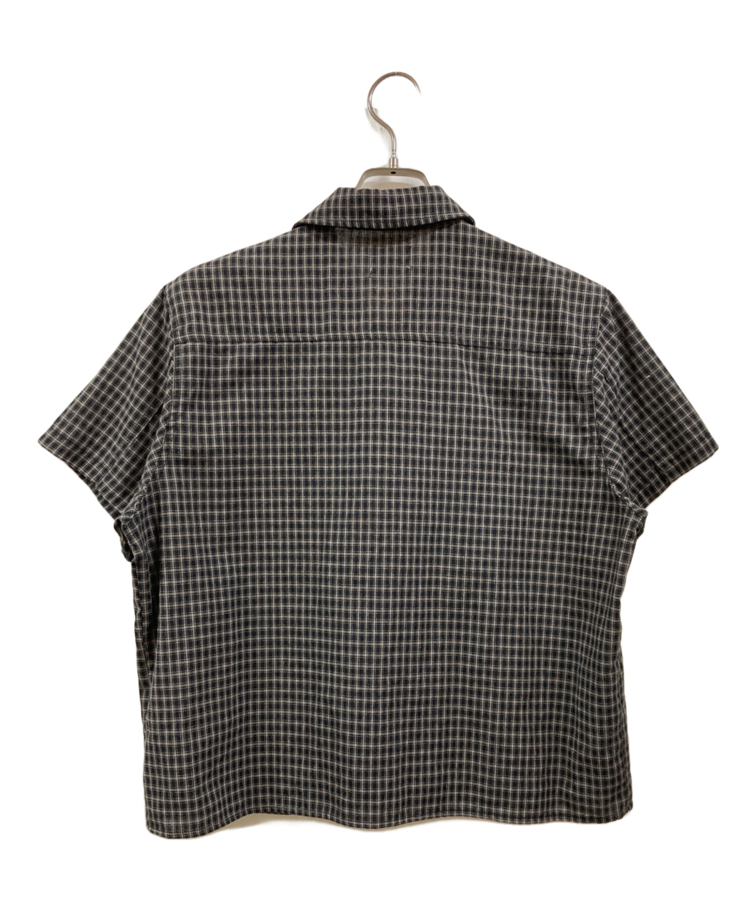 中古・古着通販】BLESS U (ブレスユー) ss check shirt ブラック