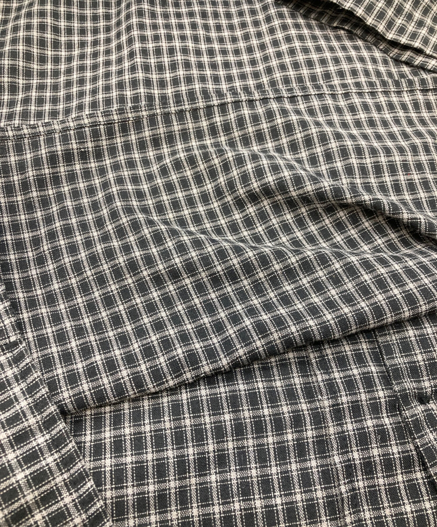 ろみ様　確認用 中古・古着通販】BLESS U (ブレスユー) ss check shirt ブラック