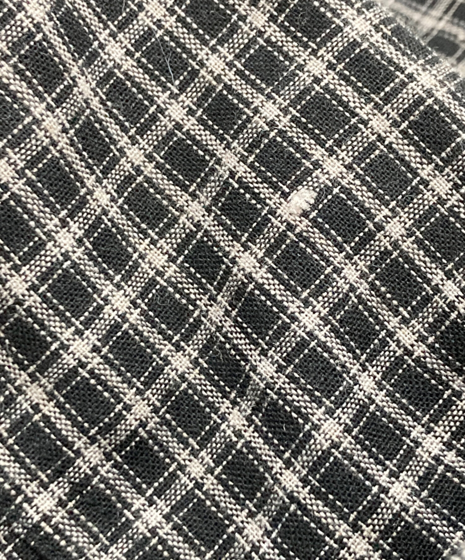 中古・古着通販】BLESS U (ブレスユー) ss check shirt ブラック
