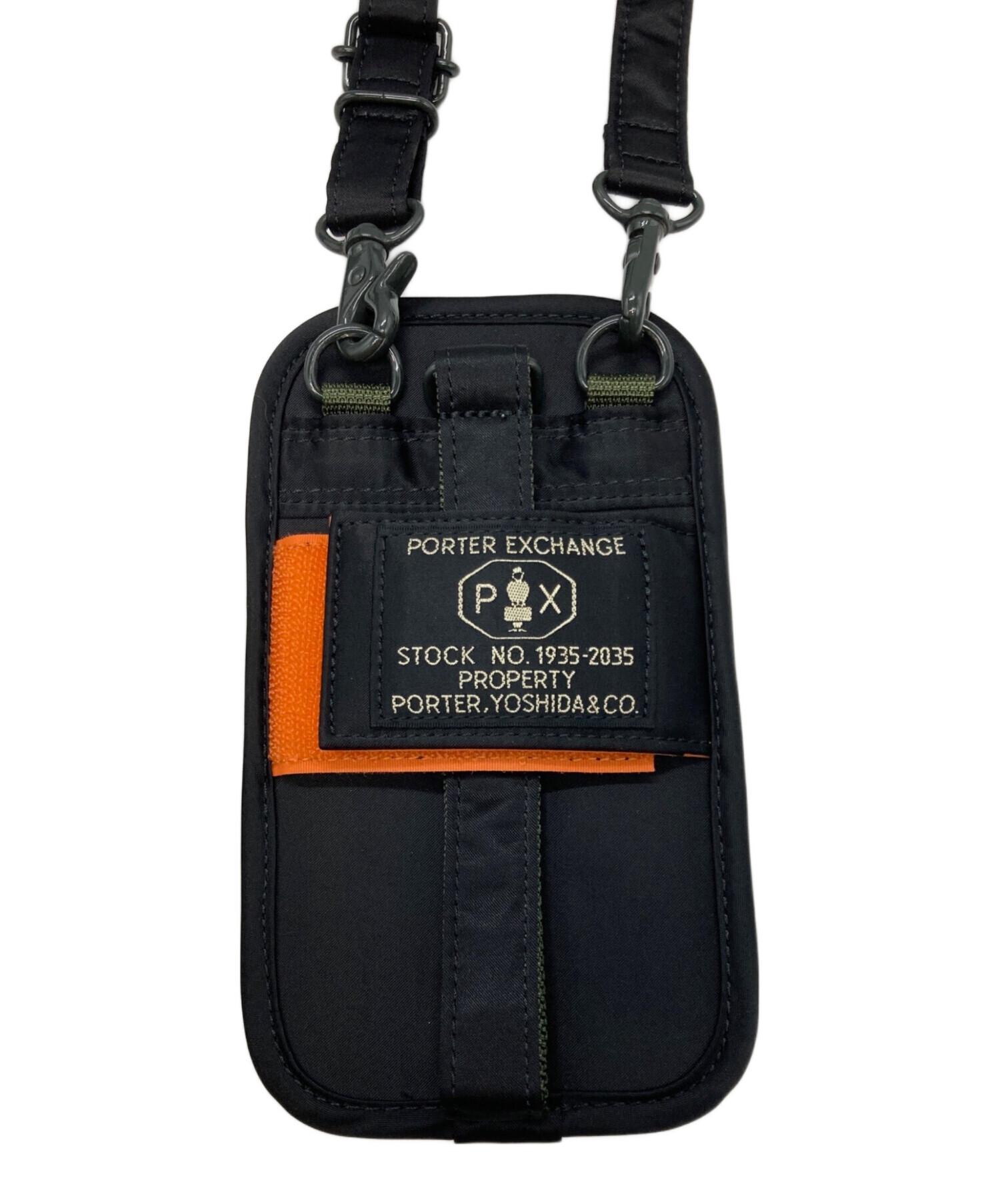 【中古】［PORTER]［ポーター] パスポートホルダー 中古・古着通販】PORTER (ポーター) スマホケースショルダーバッグ